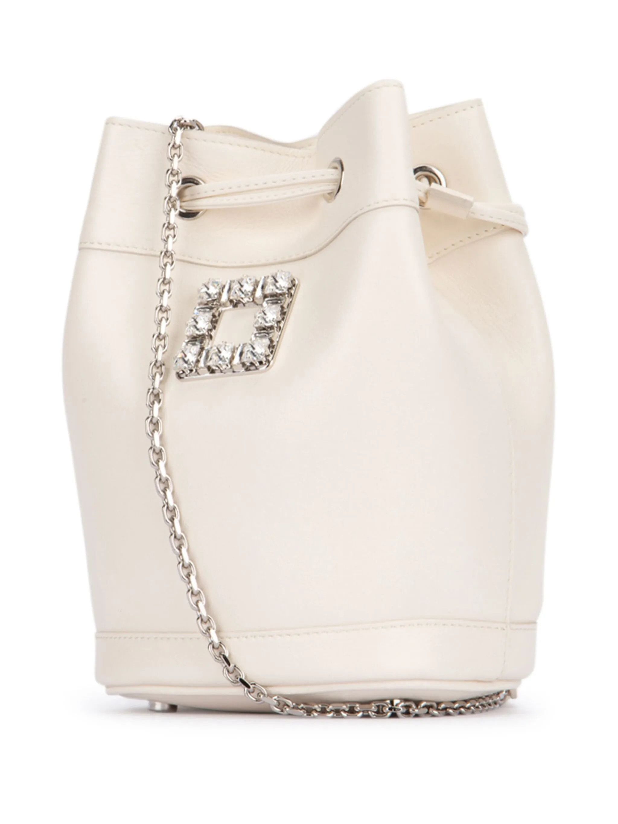Roger Vivier o1s22i1n0325 Size: OS / Mini Leather Bucket Bag in White Size ONE SIZE - 3 Thumbnail