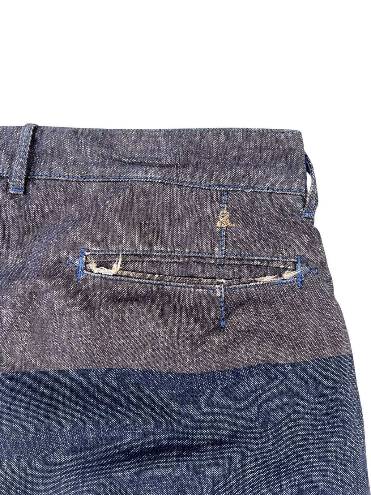 45rpm 45rpm Japan Fade Distressed Loose Trouser Chinos Pant Size US 35 - 18 Thumbnail