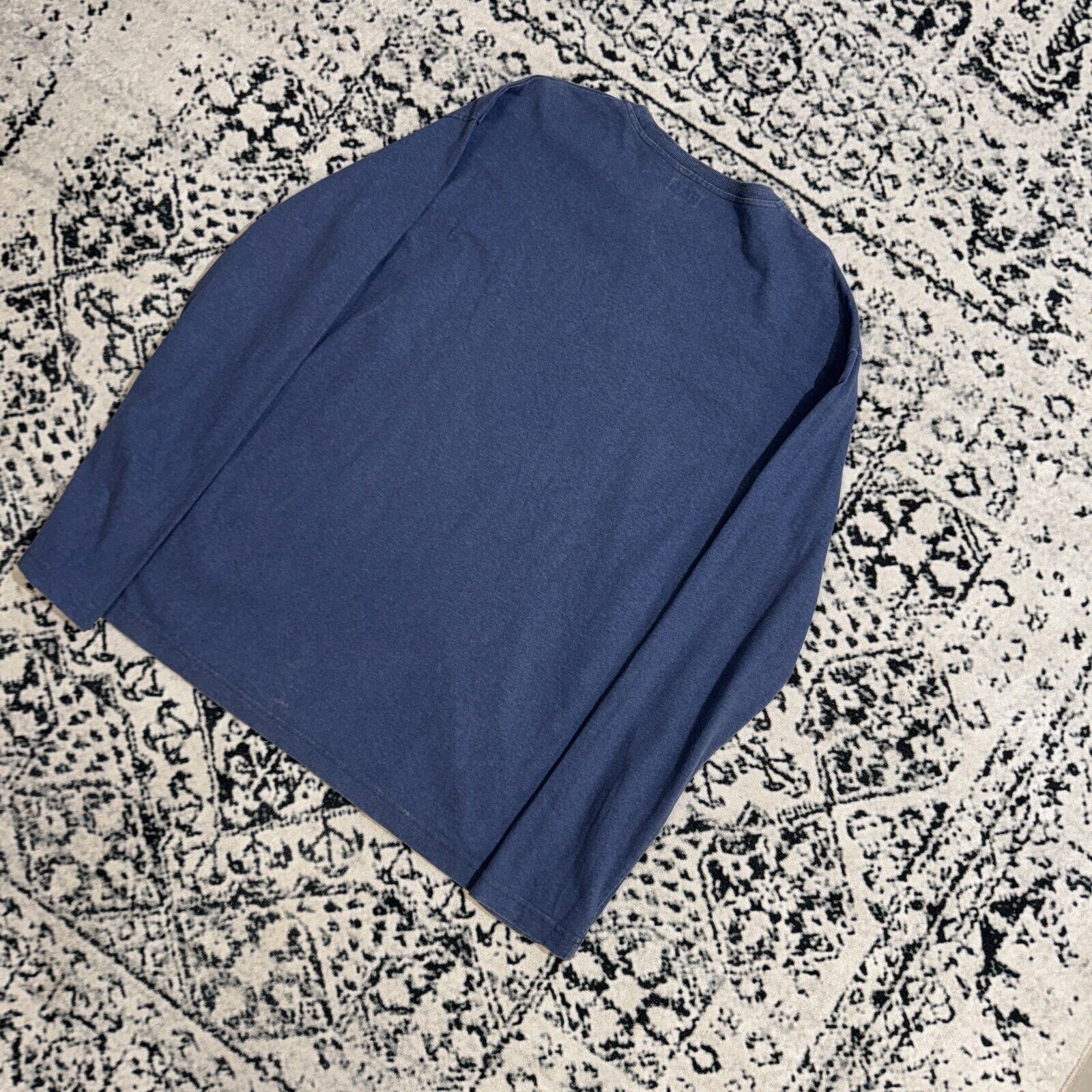 Vintage Vintage Armani Jeans Blue Navy Cotton Longsleeve Size XXL Size US XXL / EU 58 / 5 - 8 Thumbnail