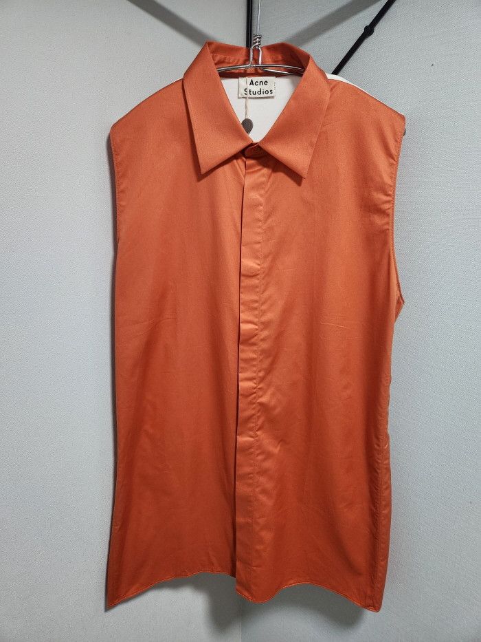 Acne Studios ACNE STUDIOS SLEEVELESS SHIRT Size US L / EU 52-54 / 3 - 1 Thumbnail