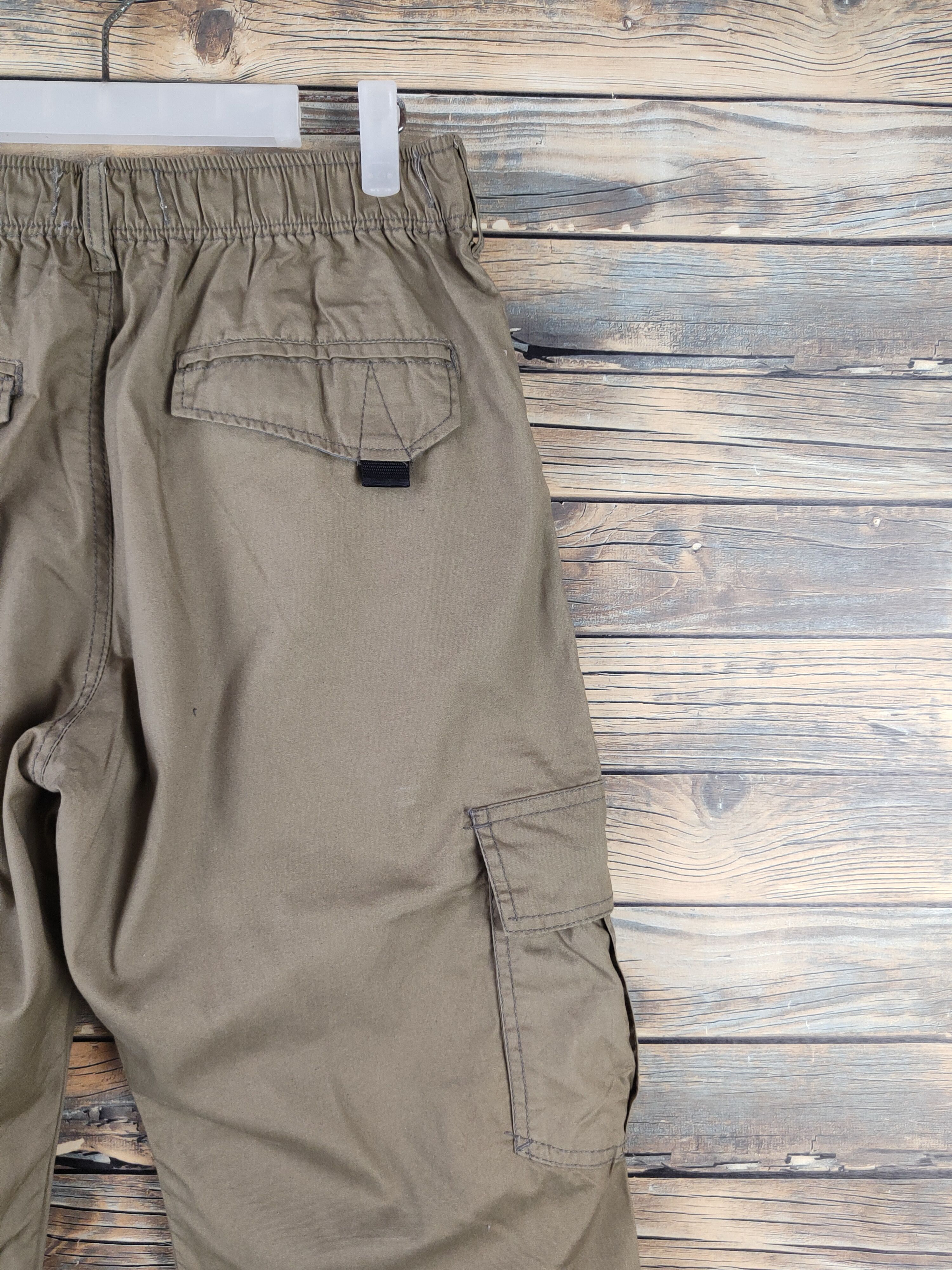 Japanese Brand DLL Brown Multipocket Tactical Cargo Pants #087 Size US 33 - 10 Thumbnail