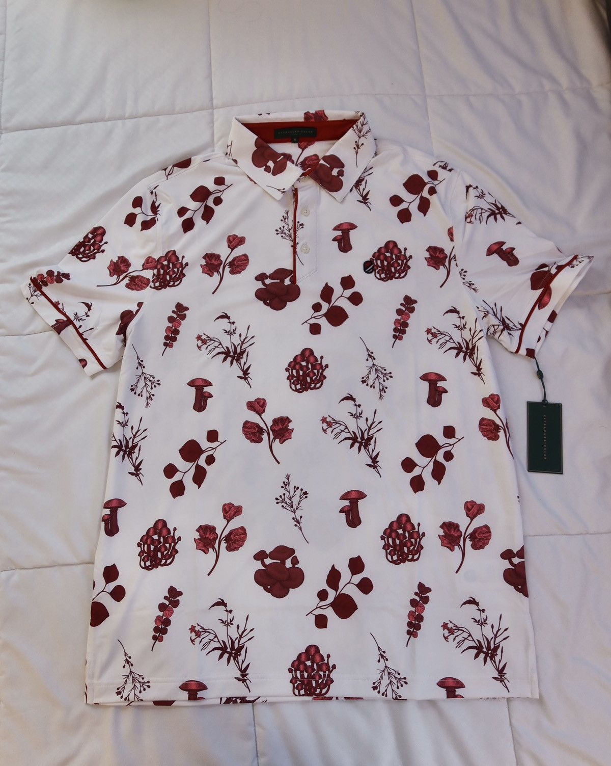 Other Extracurricular Mushroom Polo Botanical Rio Red Size US M / EU 48-50 / 2 - 1 Thumbnail