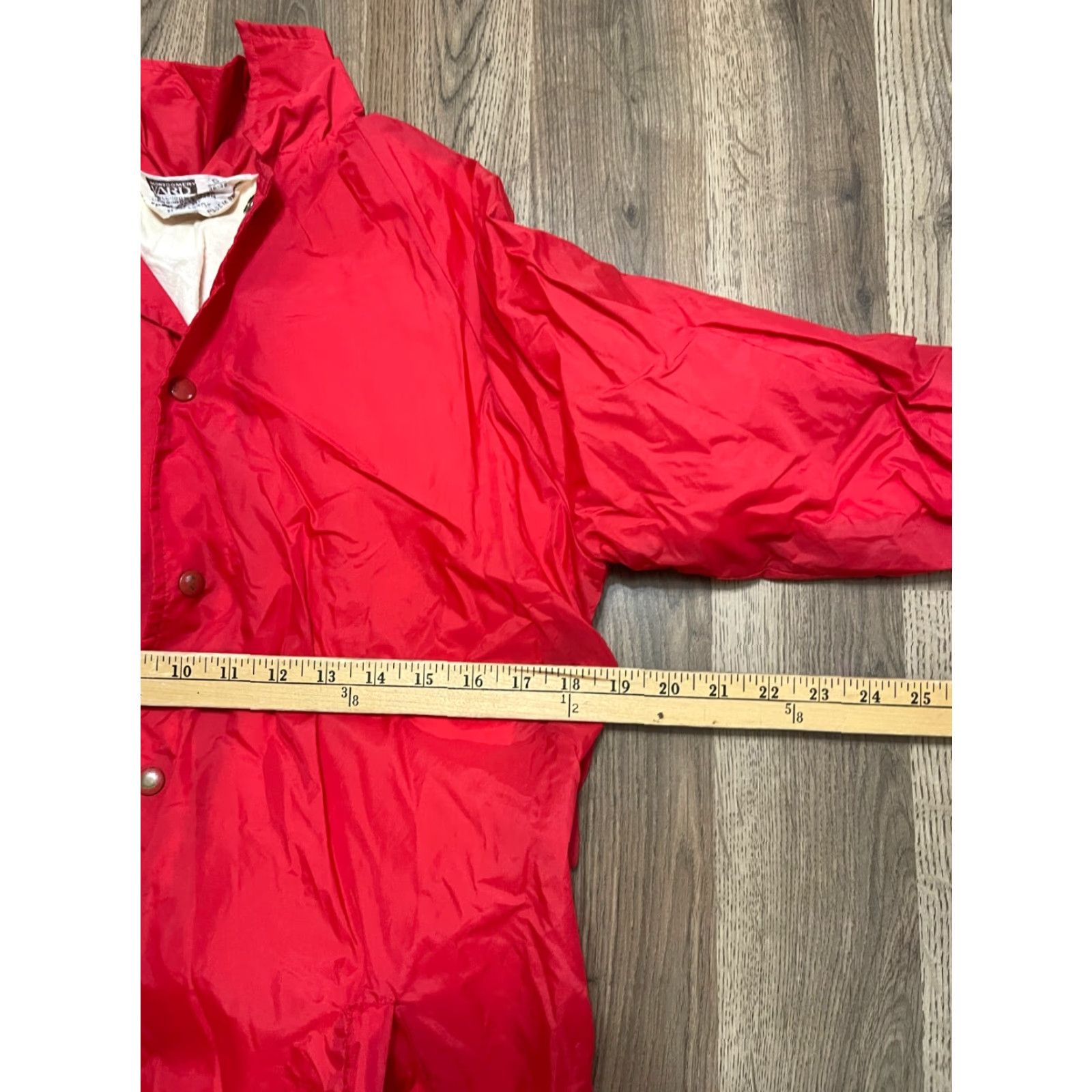 Vintage Montgomery Ward Jacket Men’s Size Small Red Nylon Windbreaker Lined Coat Size US S / EU 44-46 / 1 - 7 Thumbnail
