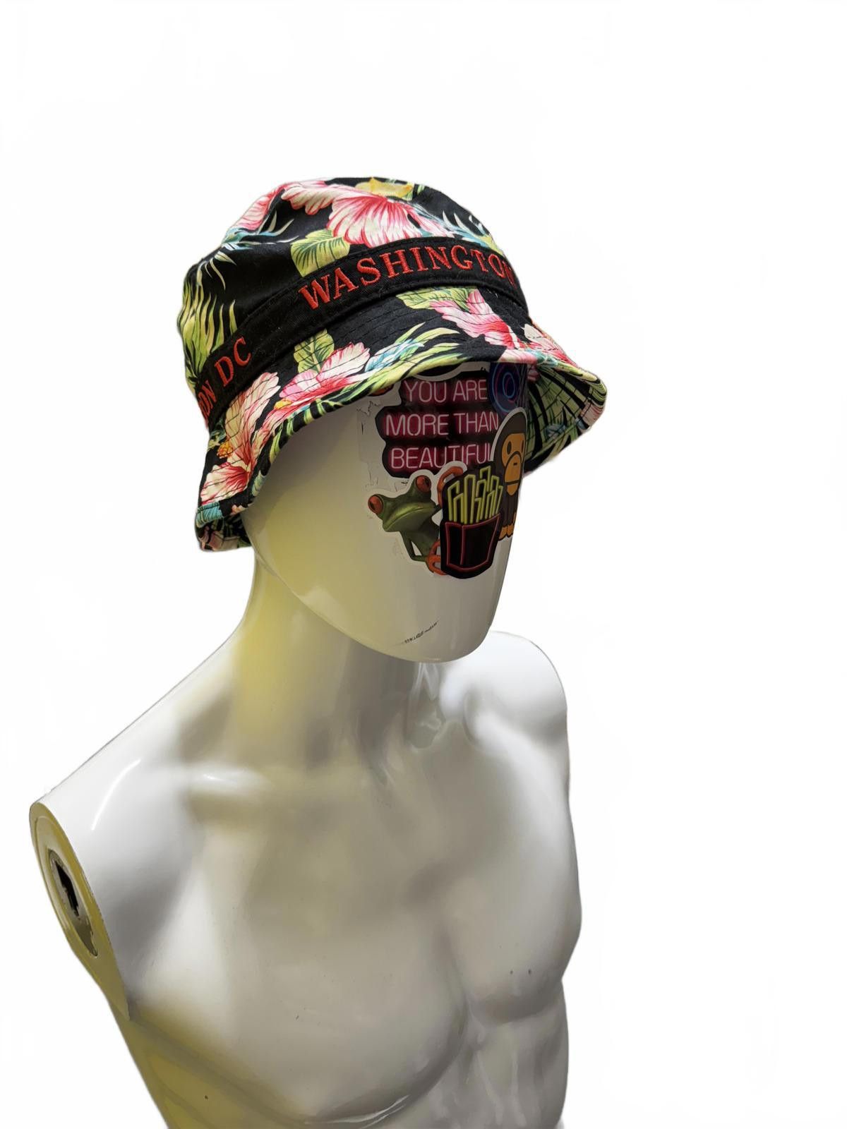 Designer Floral Pattern Washington DC Bucket Hat Size ONE SIZE - 3 Thumbnail