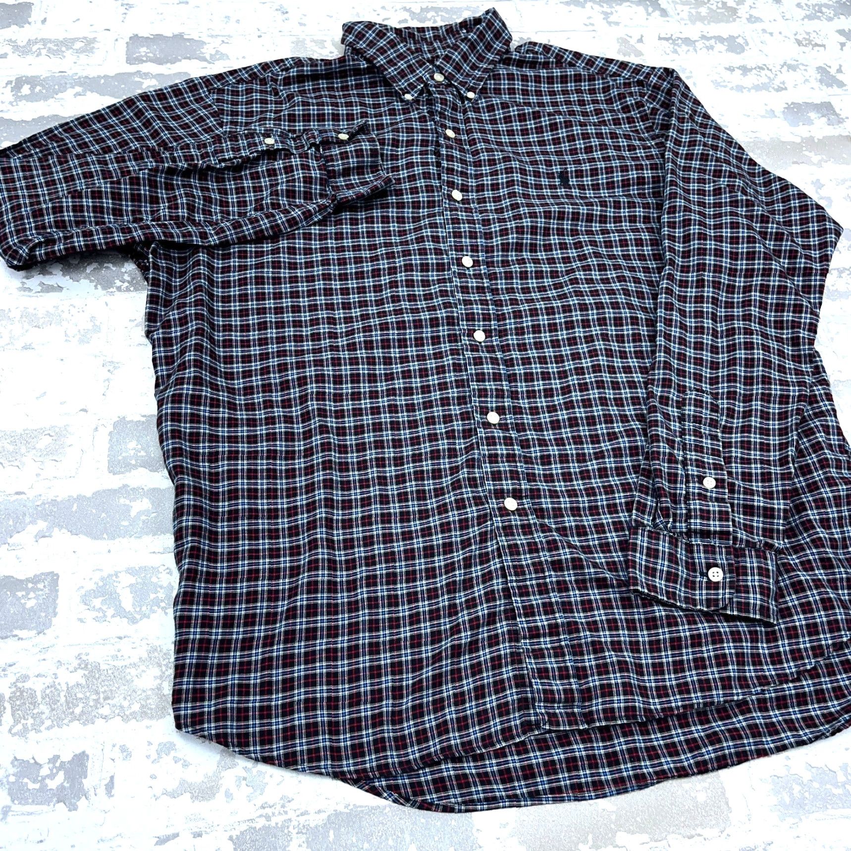 Ralph Lauren Ralph Lauren Shirt Men XL Black Plaid Flannel Button-Up Casual Adult Size US XL / EU 56 / 4 - 4 Thumbnail