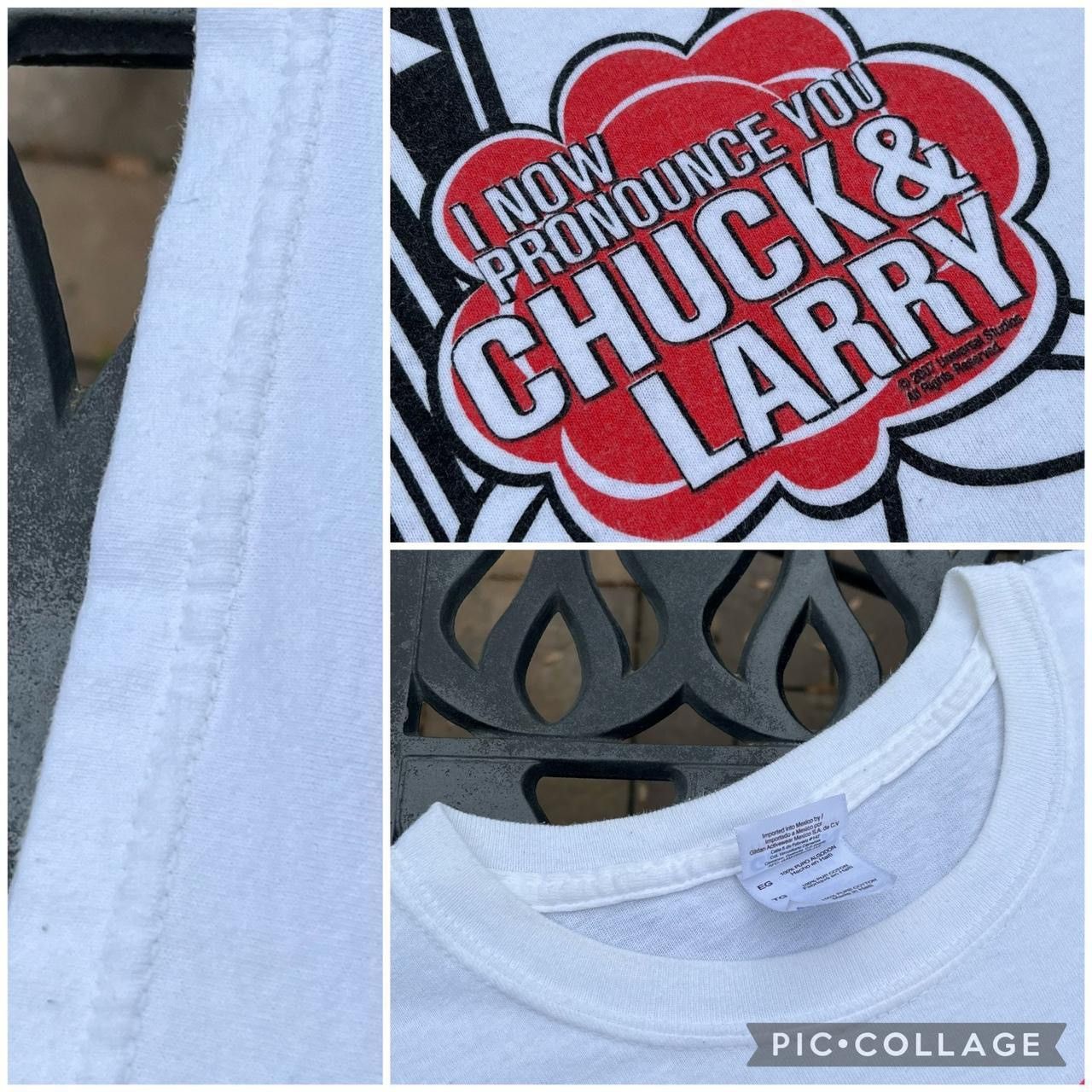 Vintage Vintage Y2K I Now Pronounce You Chuck & Larry Tshirt Size US XL / EU 56 / 4 - 3 Thumbnail