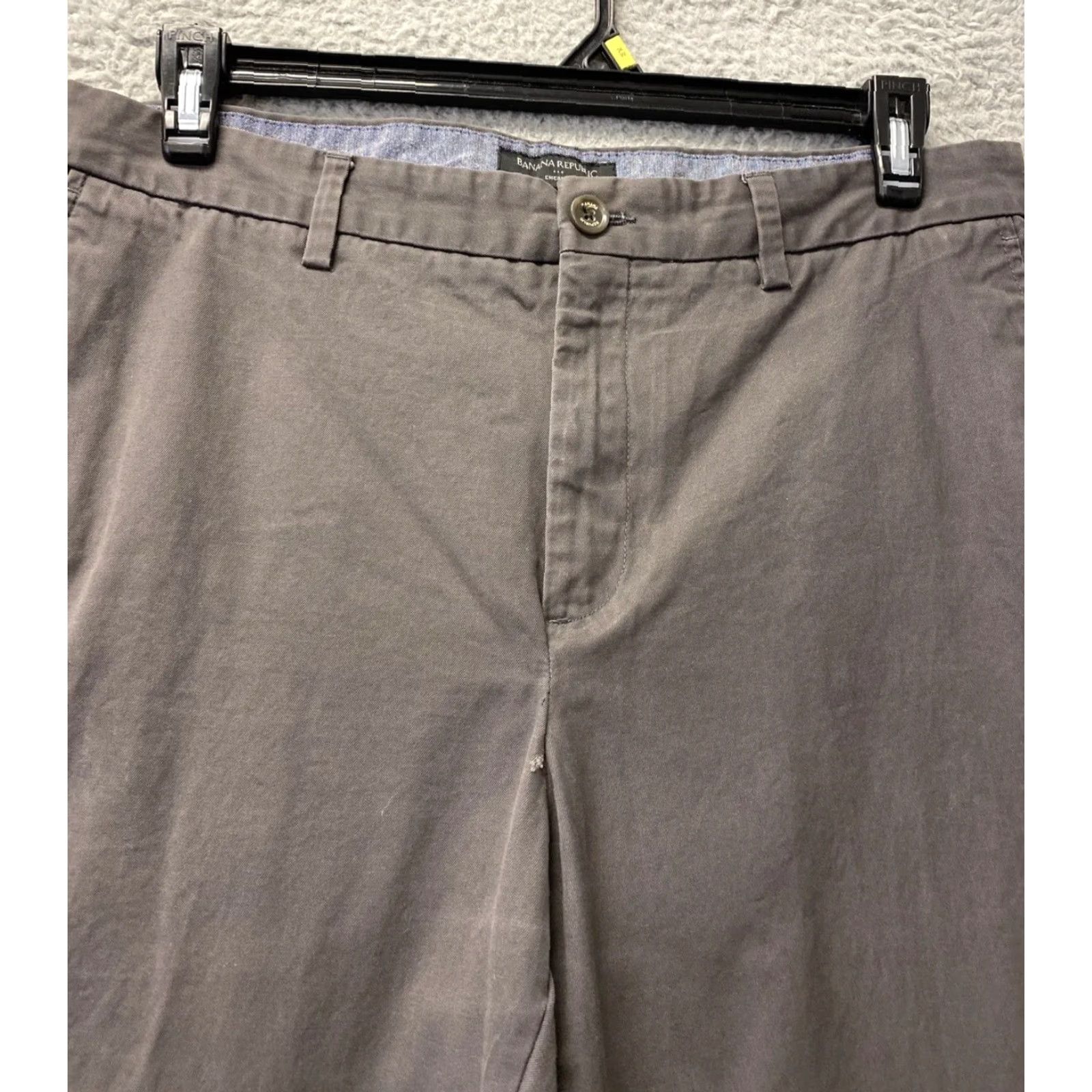 Banana Republic Banana Republic Emerson Chino Pants Men's 35x32 Brown Flat Front /108-1 Size US 35 - 2 Thumbnail
