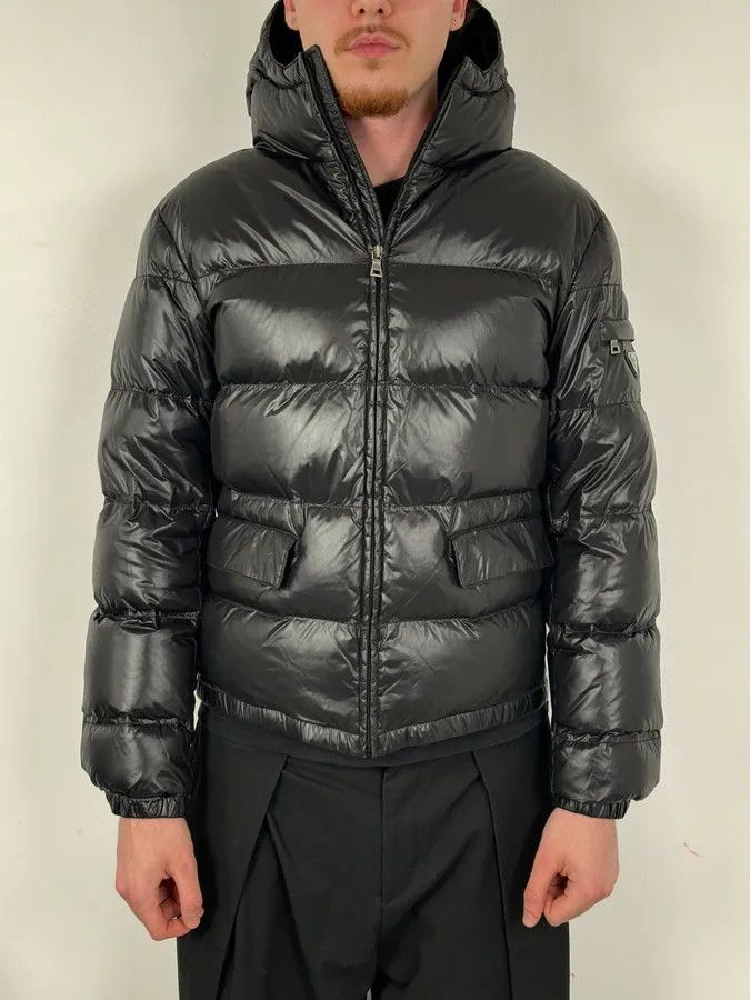 Prada FW2010 Prada Black Nylon Quilted Puffer Jacket Size US M / EU 48-50 / 2 - 2 Thumbnail