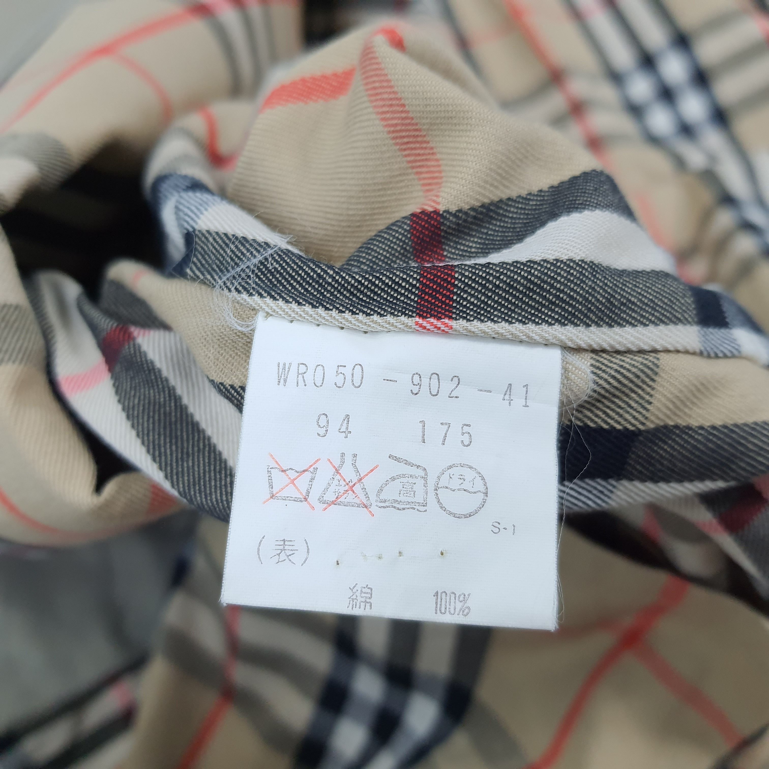 Burberry × Vintage Vintage Burberrys Nova Check Trench Jacket Size US L / EU 52-54 / 3 - 8 Thumbnail