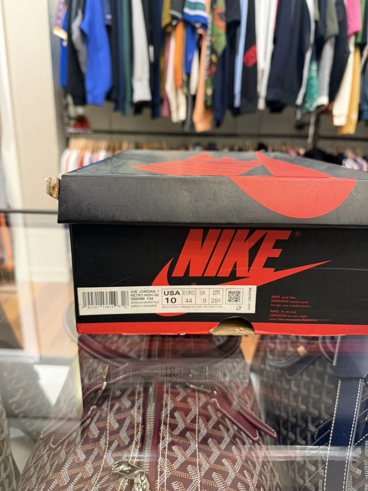 Jordan Brand Jordan 1 Retro High OG University Blue Size US 10 / EU 43 - 7 Thumbnail
