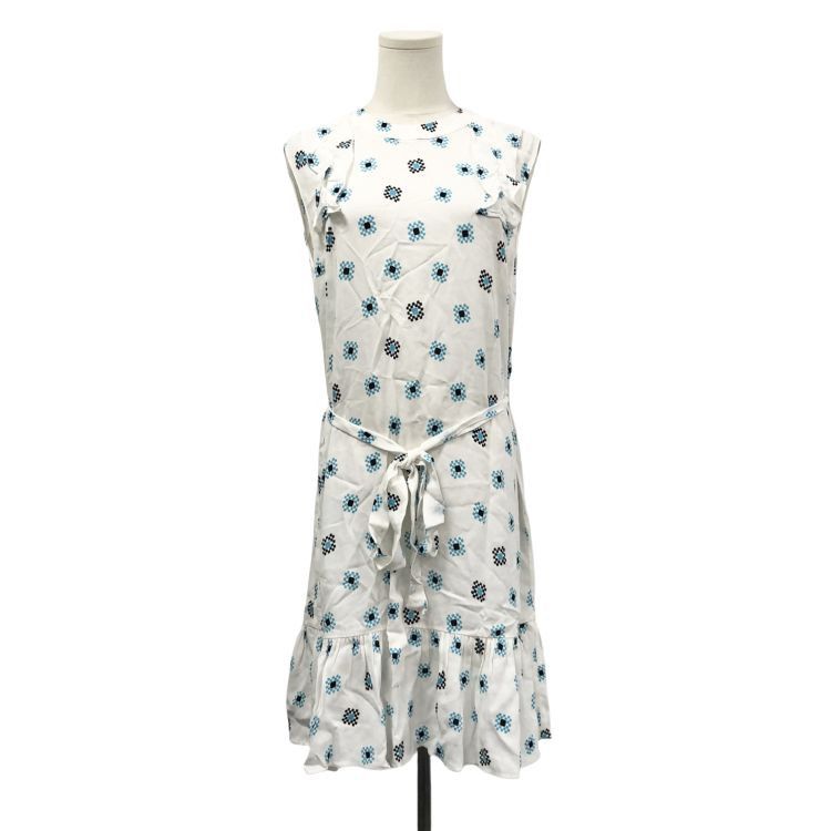 Prada Prada Geometric Print Viscose Midi Dress Size 42 Size M / US 6-8 / IT 42-44 - 1 Thumbnail
