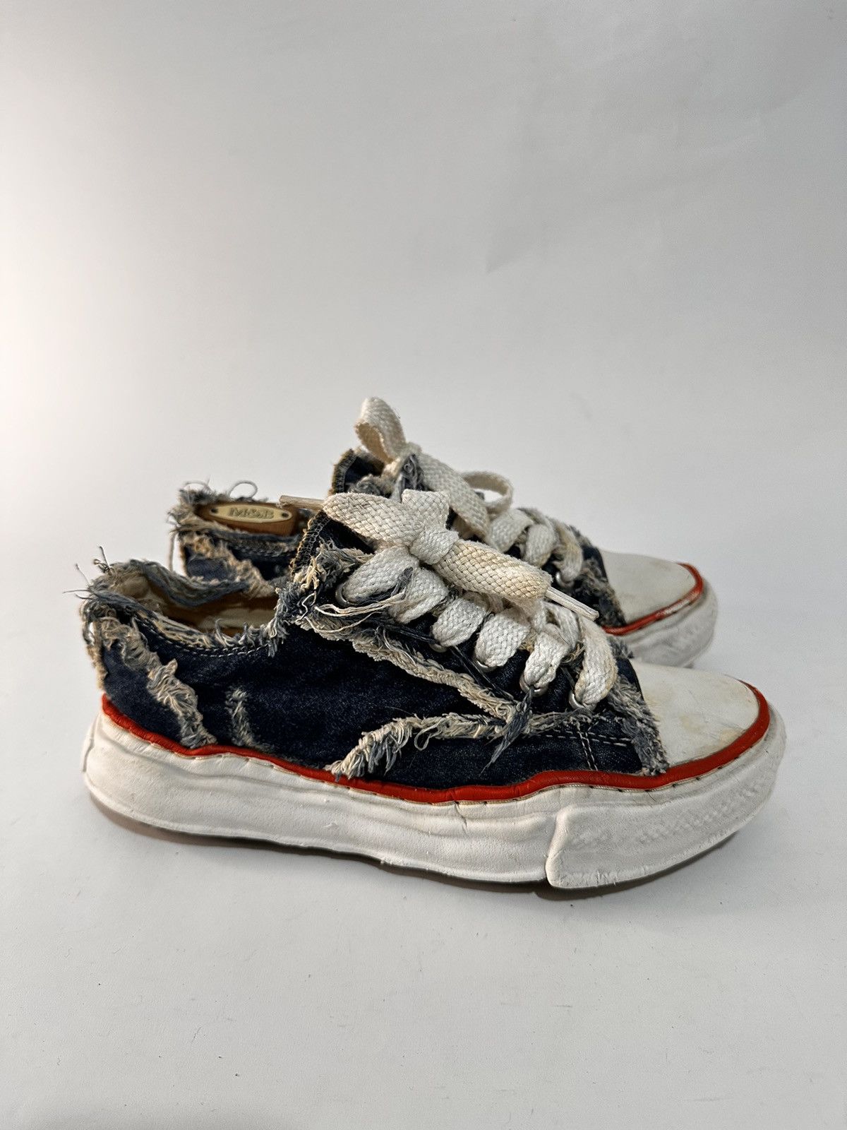 Maison MIHARA YASUHIRO × Nigel Cabourn Maison MIHARA YASUHIRO x Nigel Cabourn Blue Denim Sneaker. Size US 8 / EU 41 - 2 Thumbnail