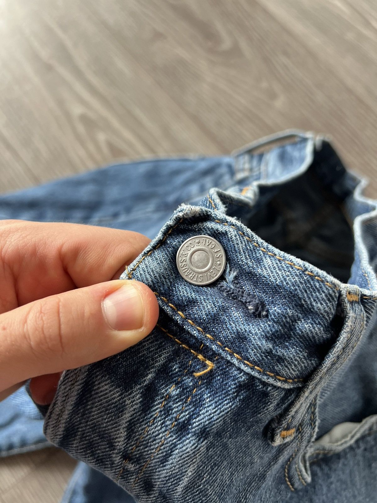 Levi's ‼️LEVIS PREMIUM Quality 501 Salvage DENIM Classic Jeans‼️ Size US 32 / EU 48 - 14 Thumbnail