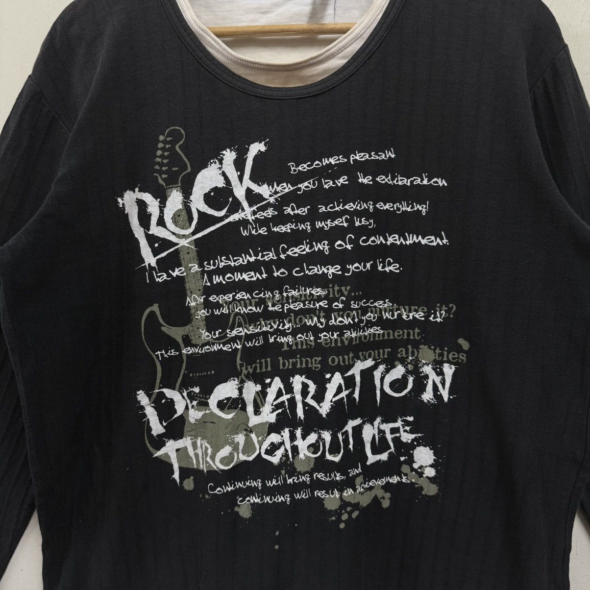 14th Addiction Japanese Poem Rock Punk Timely Longsleeve Size US L / EU 52-54 / 3 - 3 Thumbnail