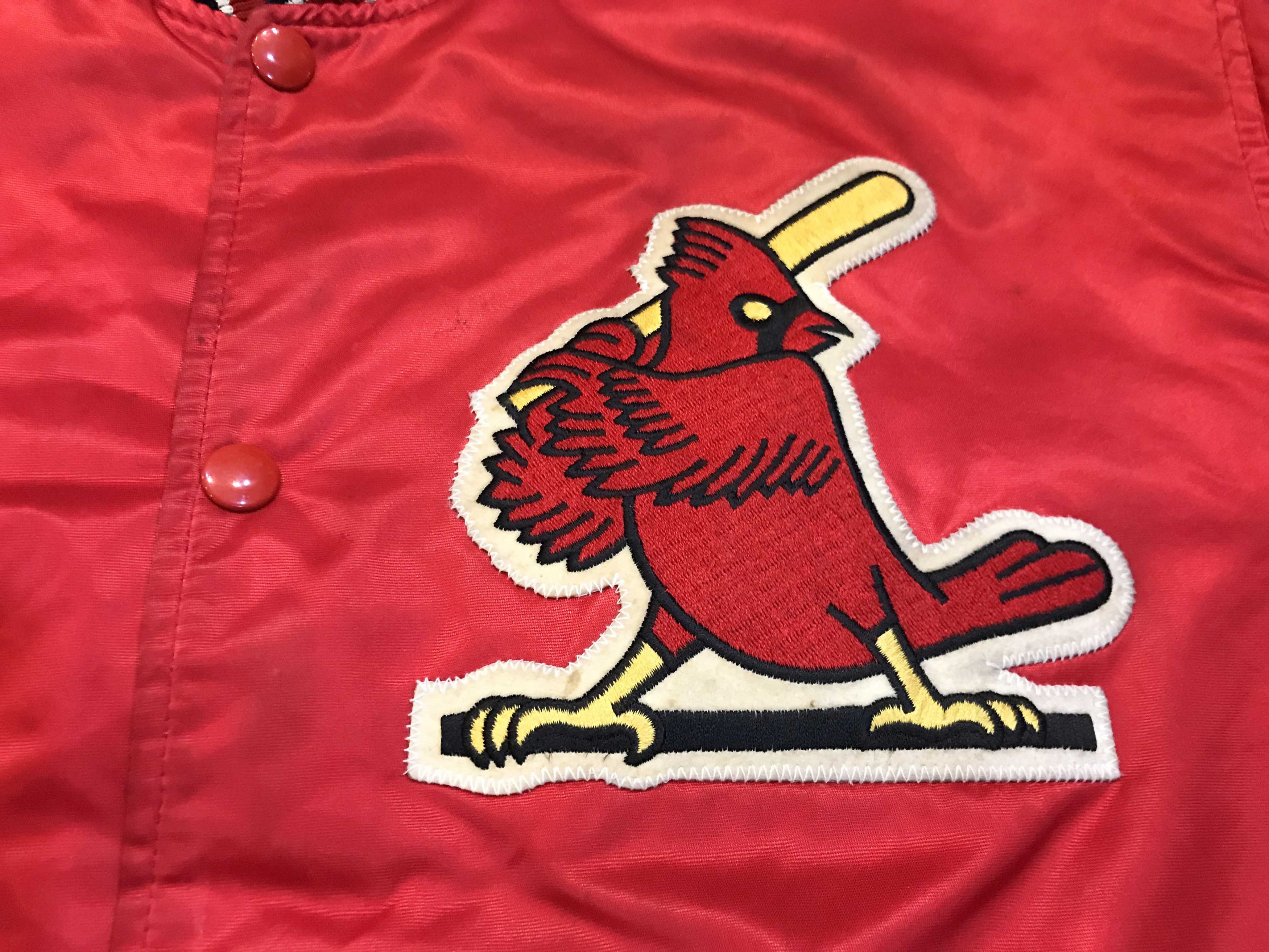 MLB × Starter × Vintage Vintage Starter MLB St. Louis Cardinals Bomber Satin Jacket Size US L / EU 52-54 / 3 - 2 Thumbnail