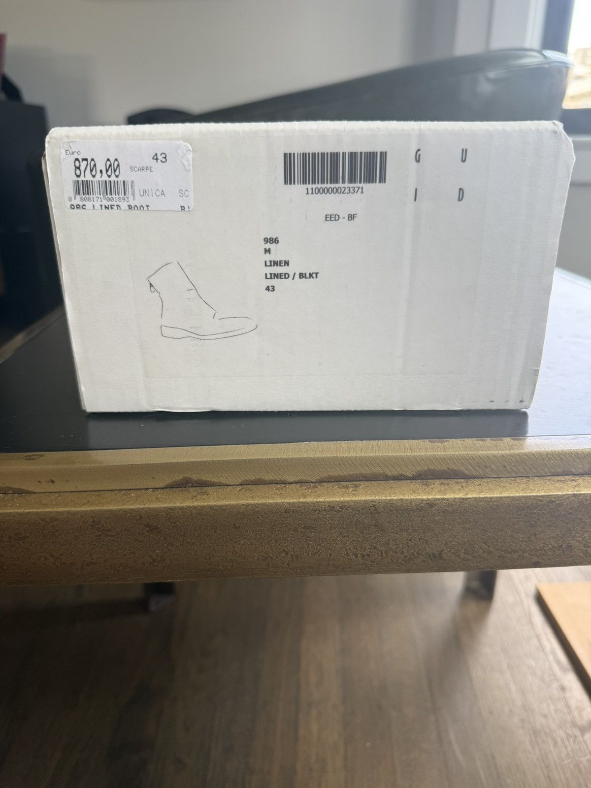 Guidi GUIDI 986 back zips Linen over Leather BNIB Size US 9 / EU 42 - 10 Thumbnail