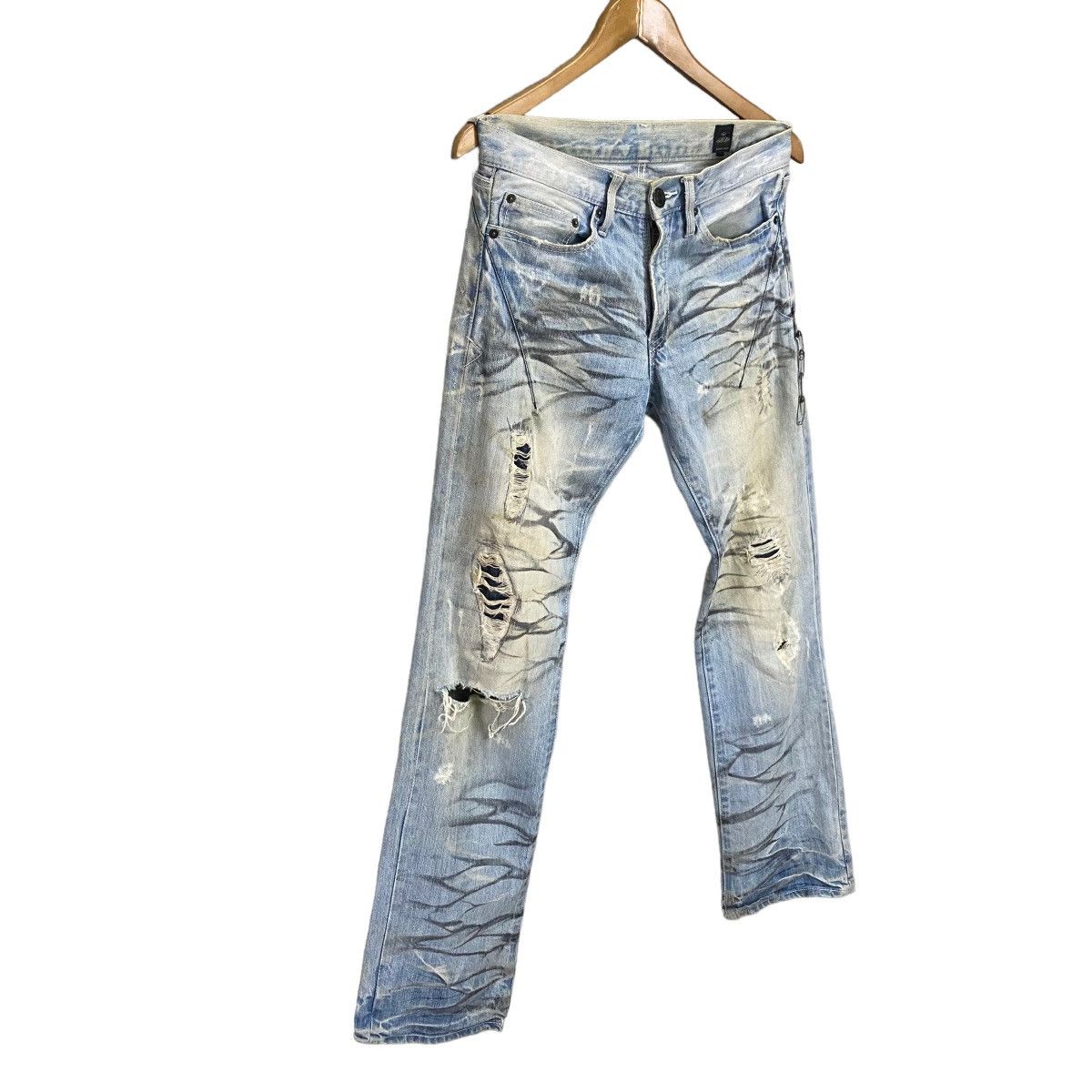 Japanese Brand × semanticdesign Semantic Design Punk style distressed denim Size US 30 / EU 46 - 16 Thumbnail