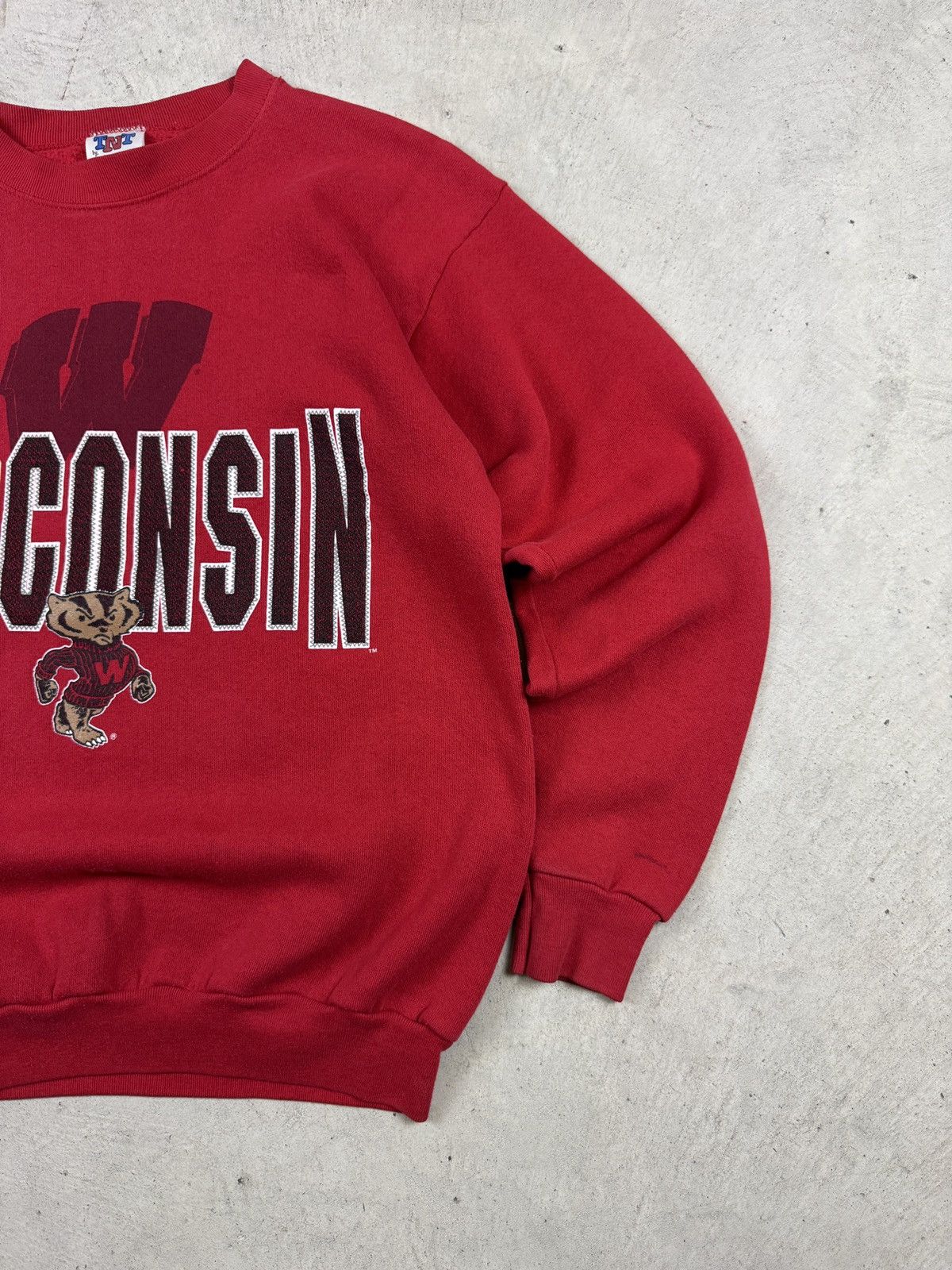 Vintage 1990s Wisconsin Badgers Crewneck Size US L / EU 52-54 / 3 - 3 Thumbnail