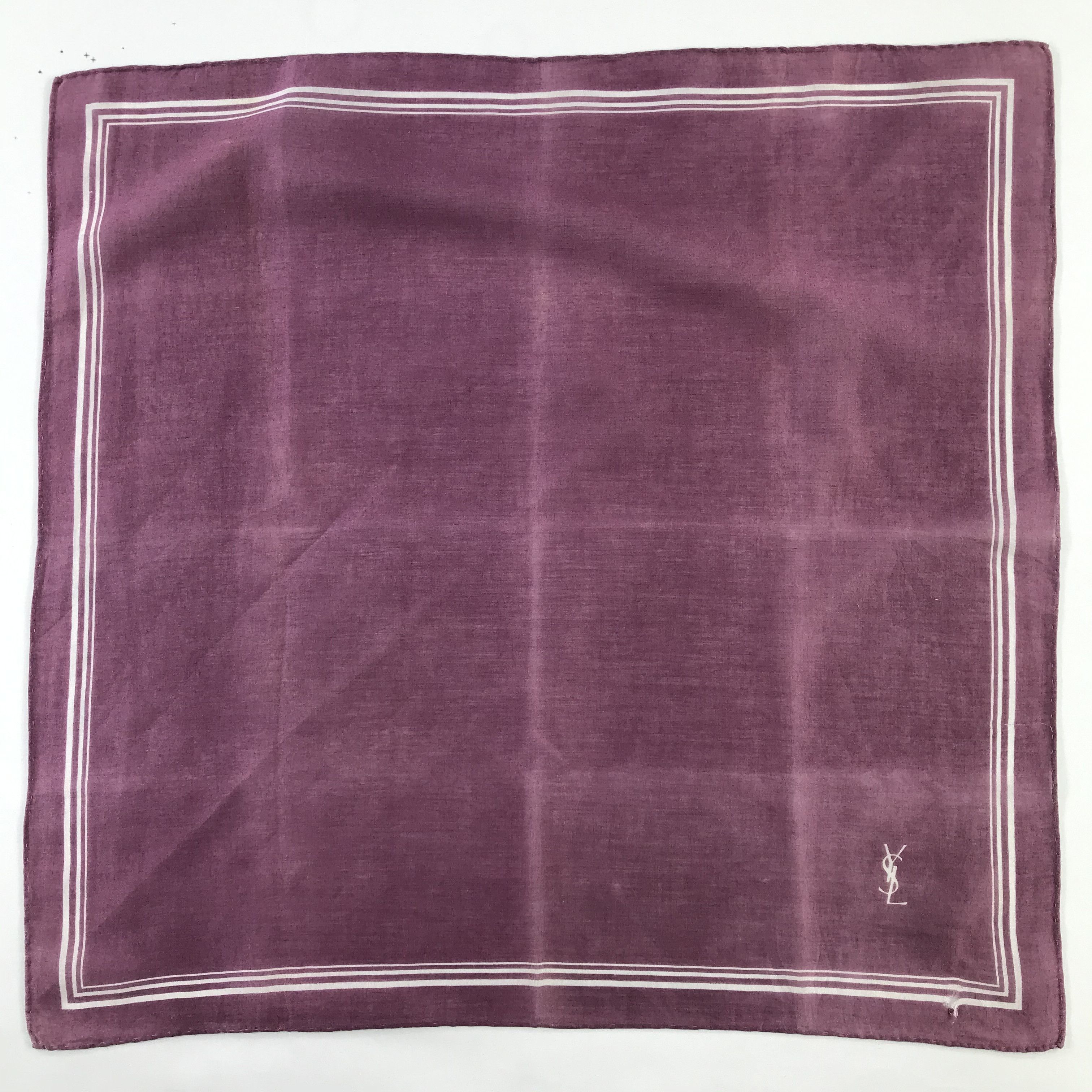Vintage × Yves Saint Laurent Yves Saint Laurent Bandana / Handkerchief /Neckerchief -S698 Size ONE SIZE - 1 Thumbnail