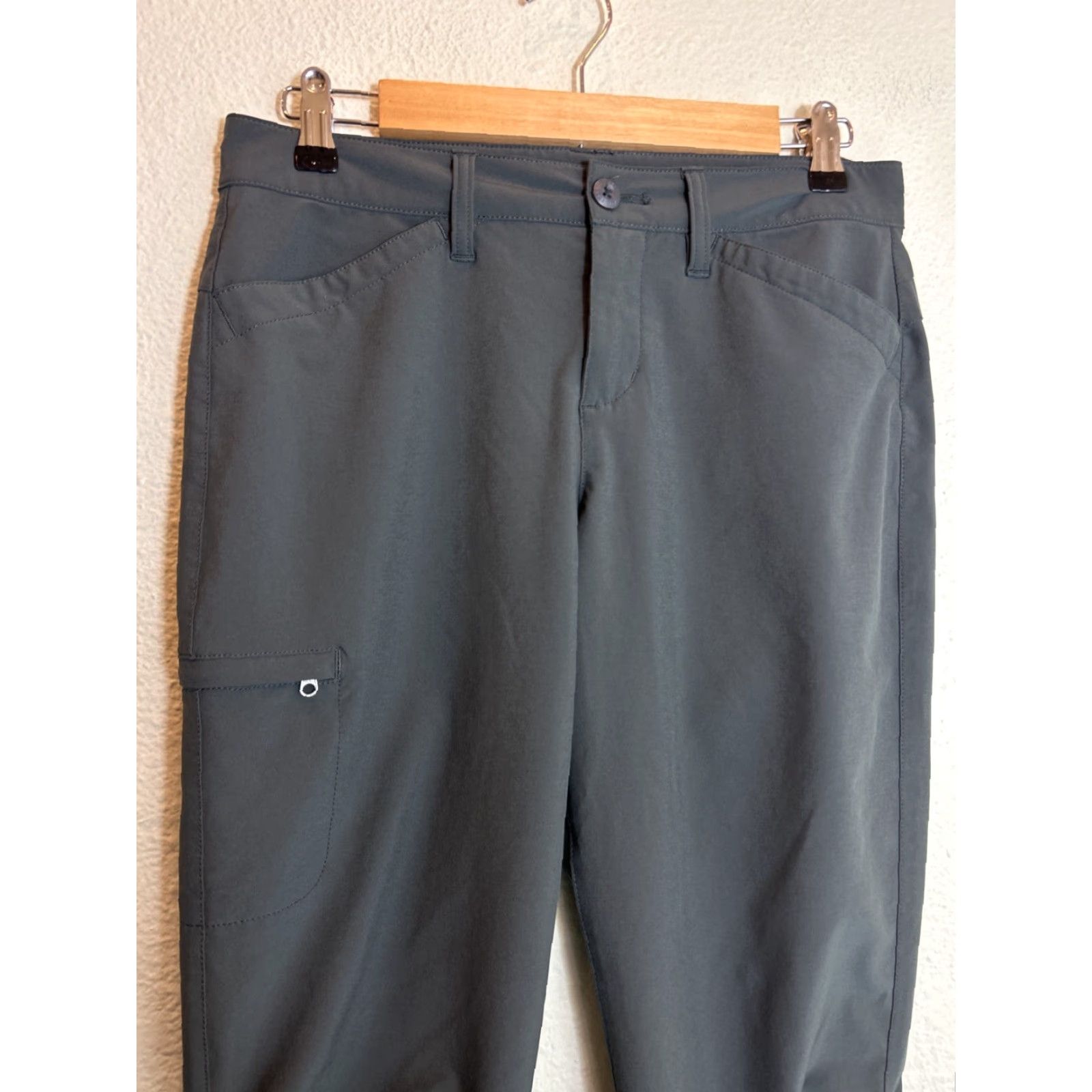 Eddie Bauer Eddie Bauer Womens Capri Pants Size 4 Gray Polyester Adventure 30x22 Size 27" / US 4 / IT 40 - 5 Thumbnail