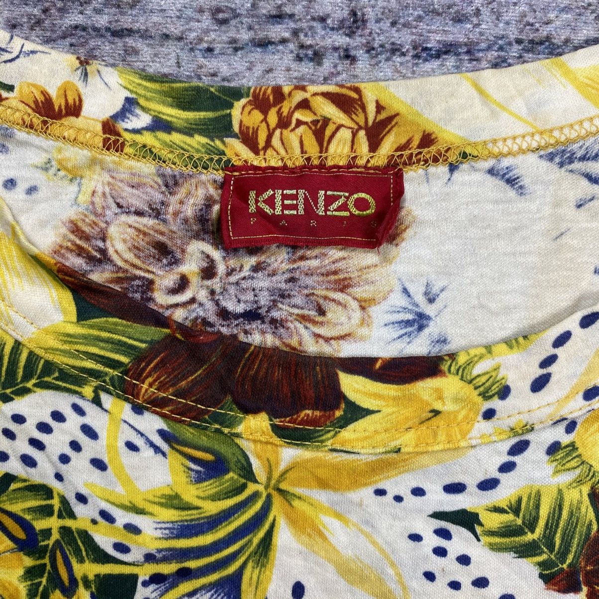 Kenzo Vintage kenzo paris floral long sleeve Size M / US 6-8 / IT 42-44 - 8 Thumbnail