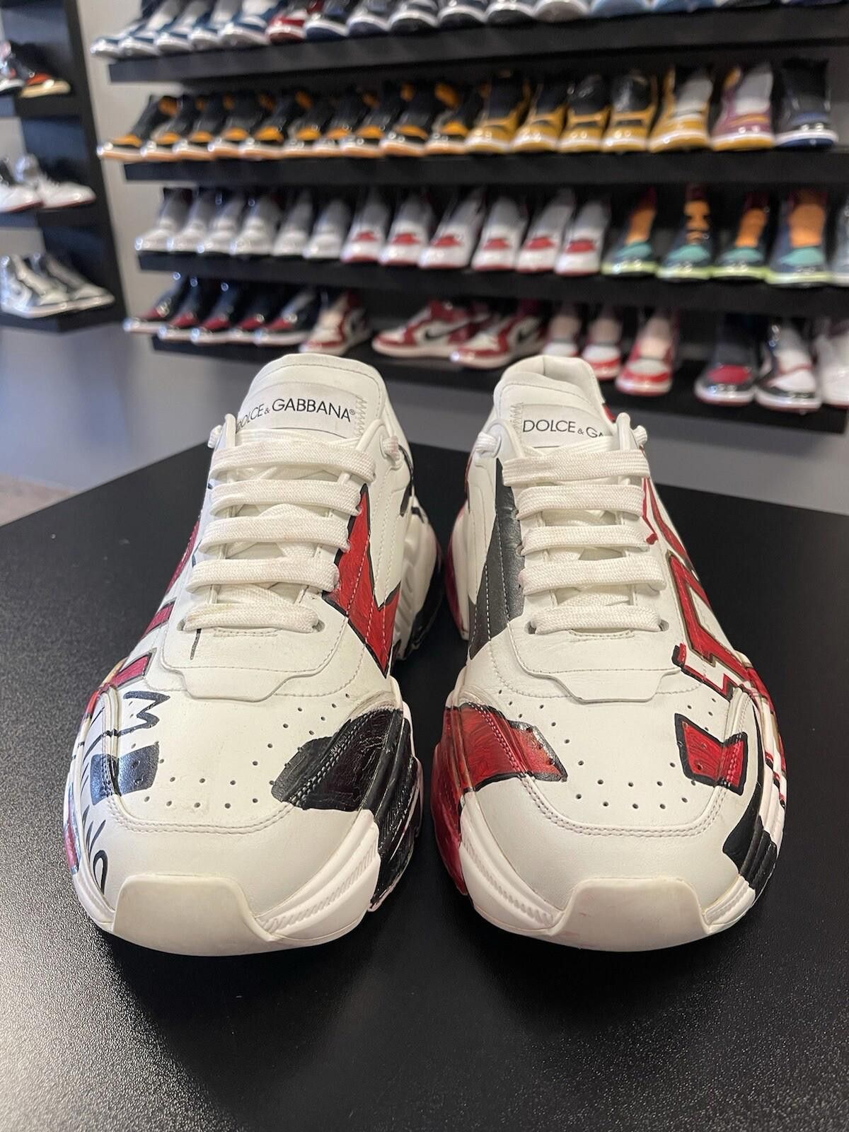 Dolce & Gabbana Size 9.5 - Dolce & Gabbana Men Leather Sneakers 1984 Milano Size US 9.5 / EU 42-43 - 2 Thumbnail