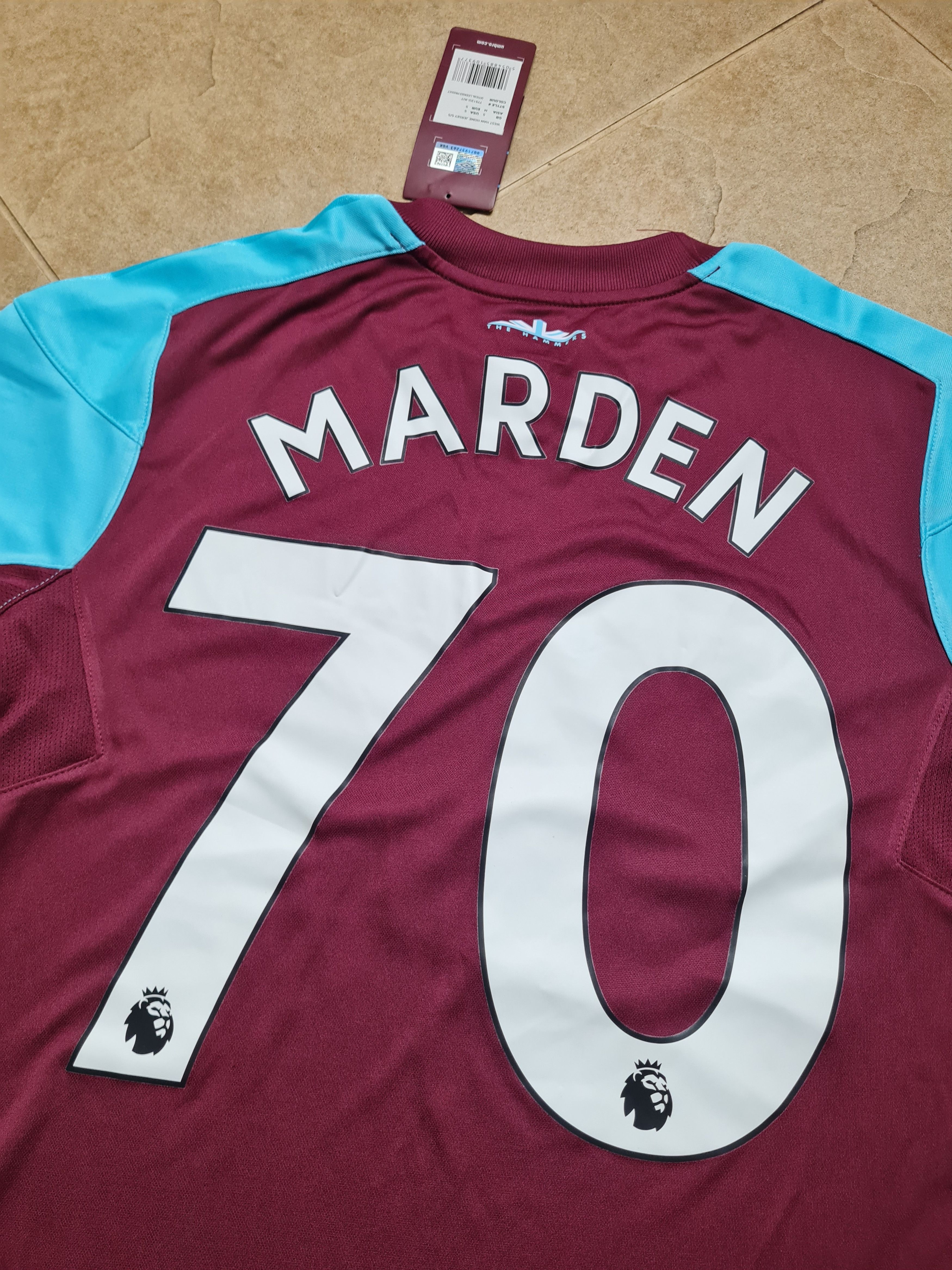 Umbro WEST HAM UNITED 2017-18 shirt trikot maglia camiseta #70 Size US S / EU 44-46 / 1 - 19 Thumbnail