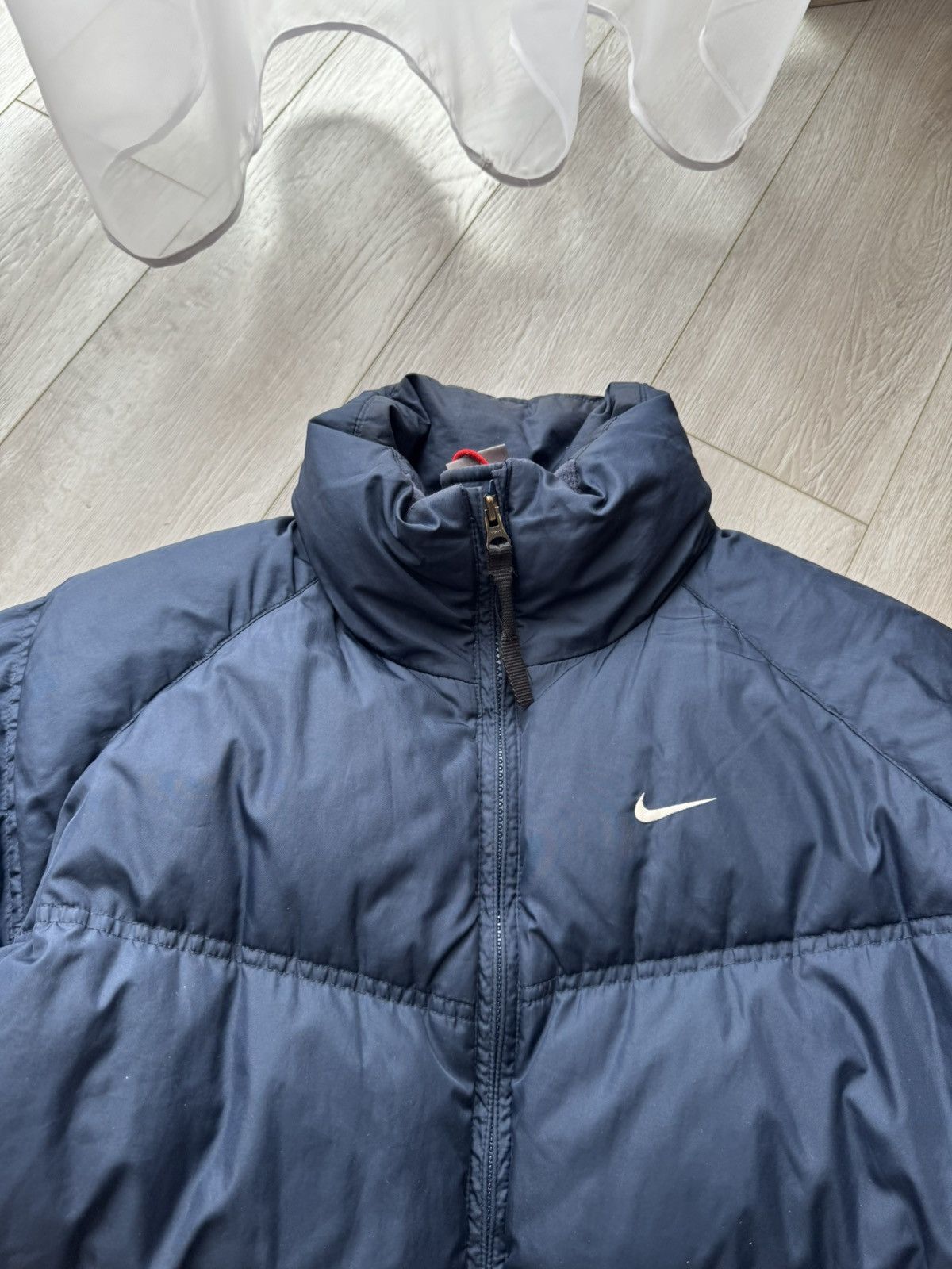 Nike Vintage Nike Puffer Jacket 00s Mini Swoosh Y2K Rap Size US L / EU 52-54 / 3 - 5 Thumbnail