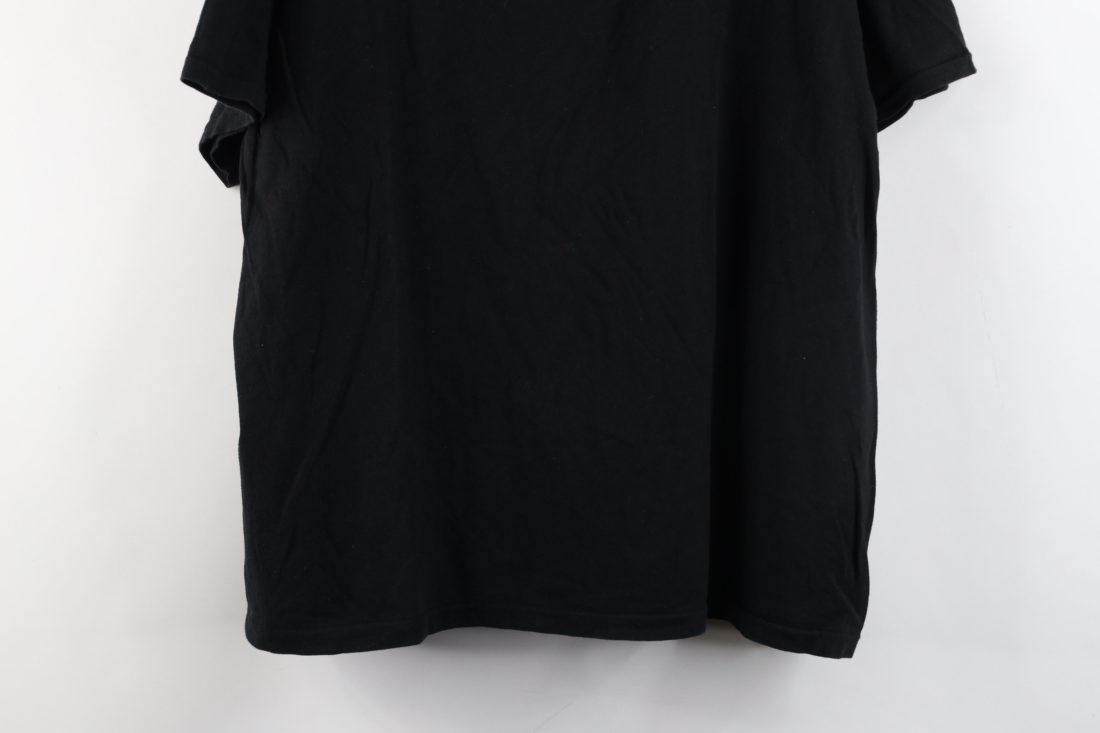 Vintage Vintage 90s Streetwear Fit Short Sleeve T-Shirt Black Cotton Size US XL / EU 56 / 4 - 3 Thumbnail