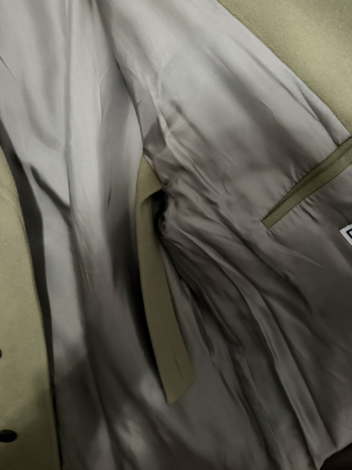 Wooyoungmi Wooyoungmi Beige Over Size Wool Coat Men Size 50 Size US M / EU 48-50 / 2 - 4 Thumbnail