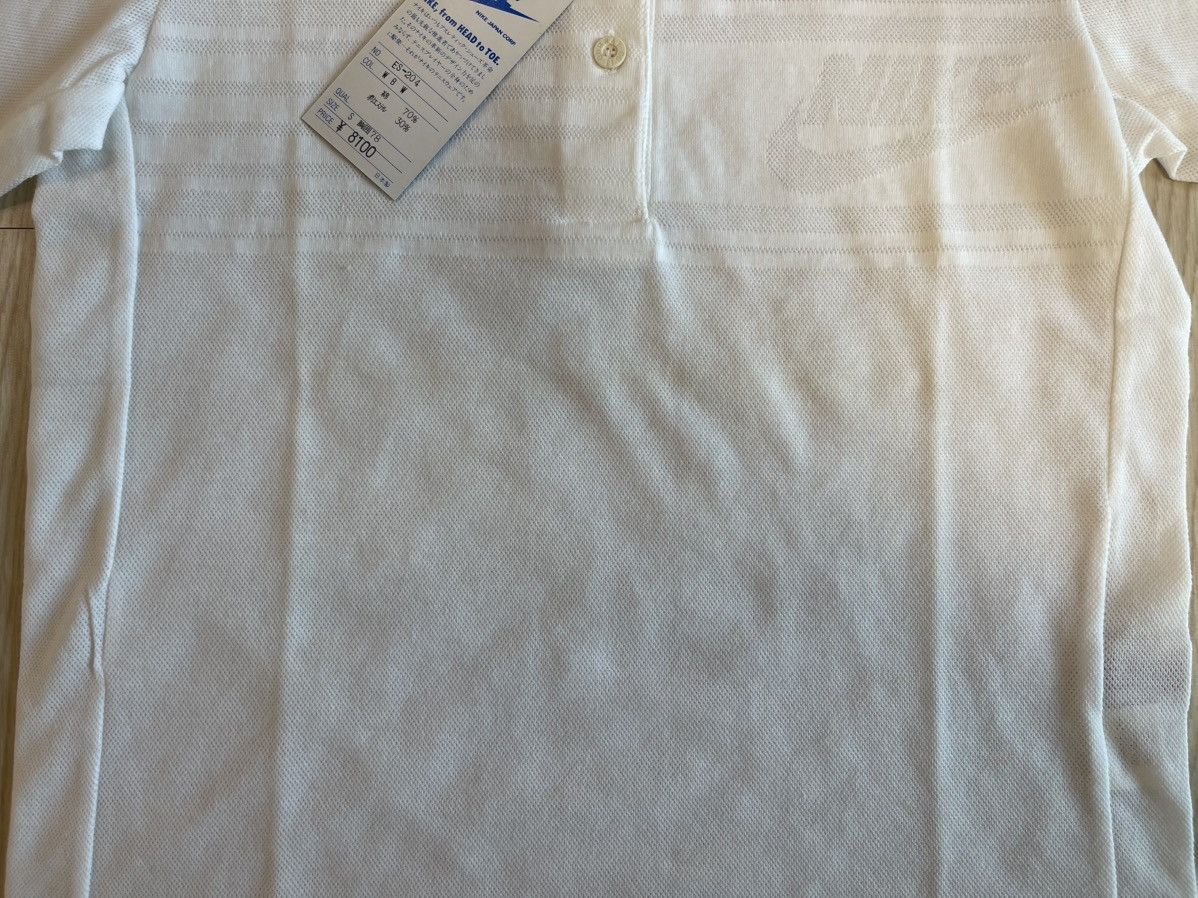 Nike Nike Blue Tag Japan Edition 80’s Vintage Polo Pique T-shir Size S / US 4 / IT 40 - 3 Thumbnail