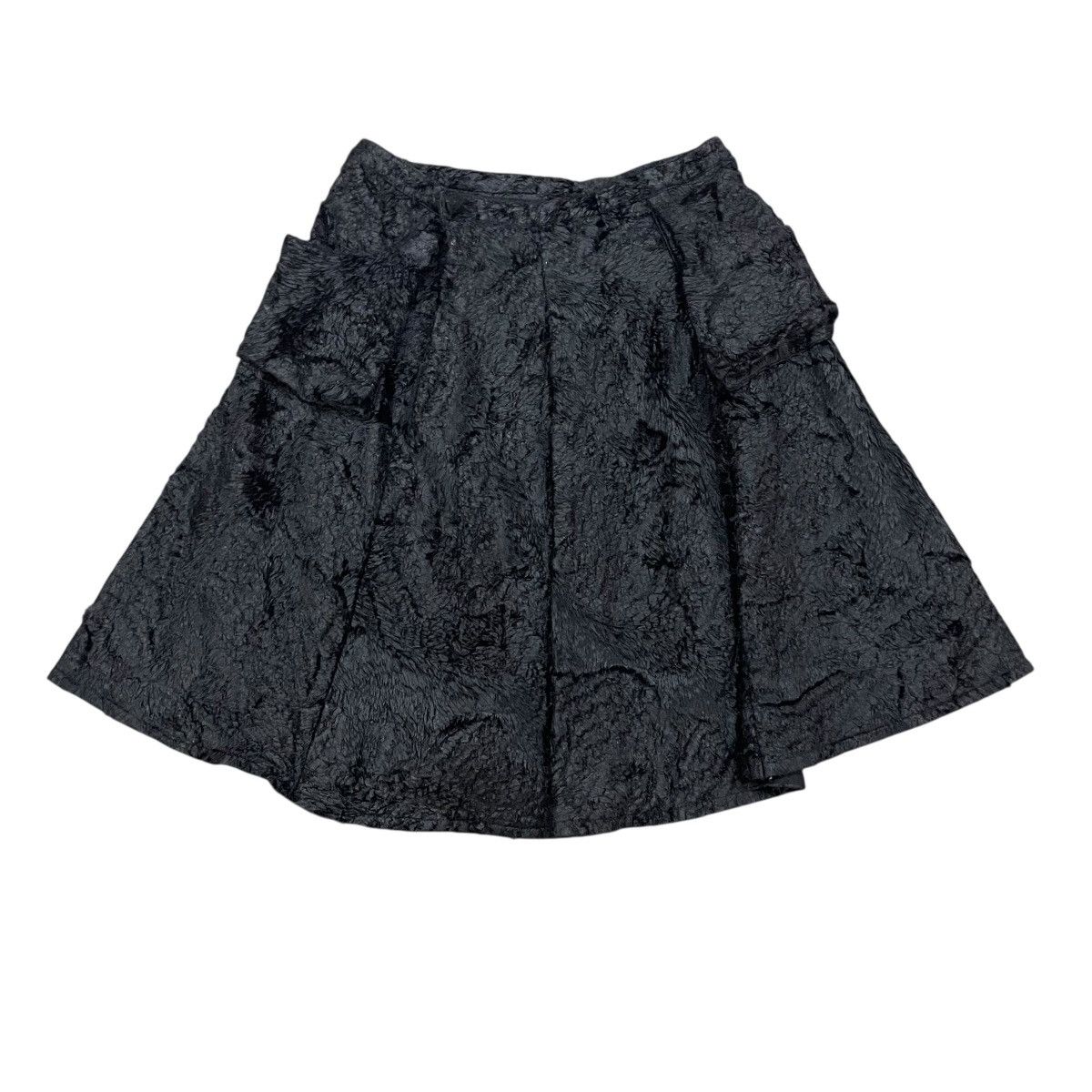 Yasuyuki Ishii OHYA Made in Japan Faux Fur Mini Skirt Size 28" / US 6 / IT 42 - 2 Thumbnail