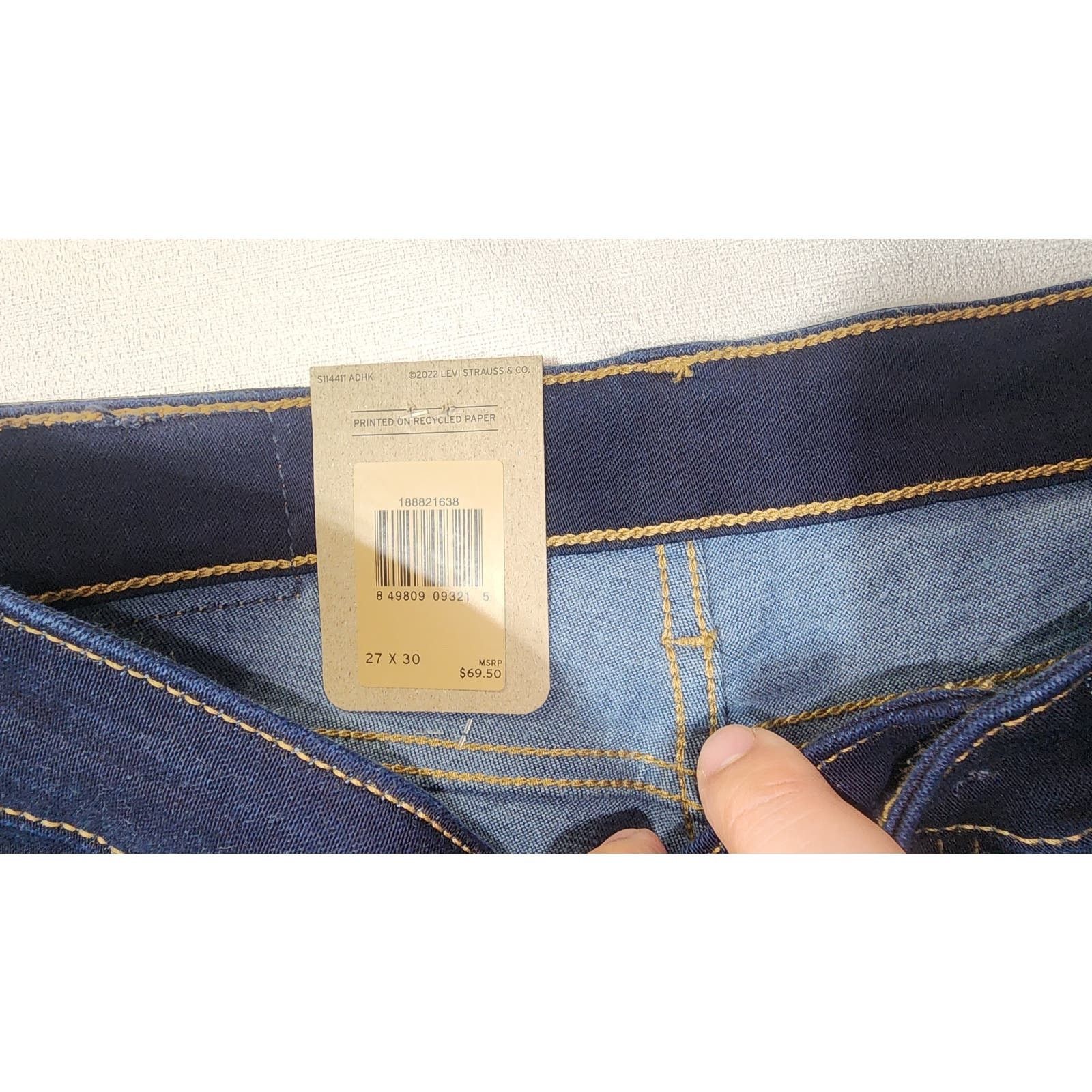 Levi's Levi's 721 high rise skinny jeans W27''xL30'' woman's Size 27" / US 4 / IT 40 - 4 Thumbnail