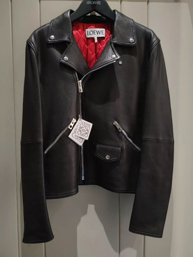 Loewe LOEWE Skin coat with flap zipper Size L / US 10 / IT 46 - 1 Thumbnail