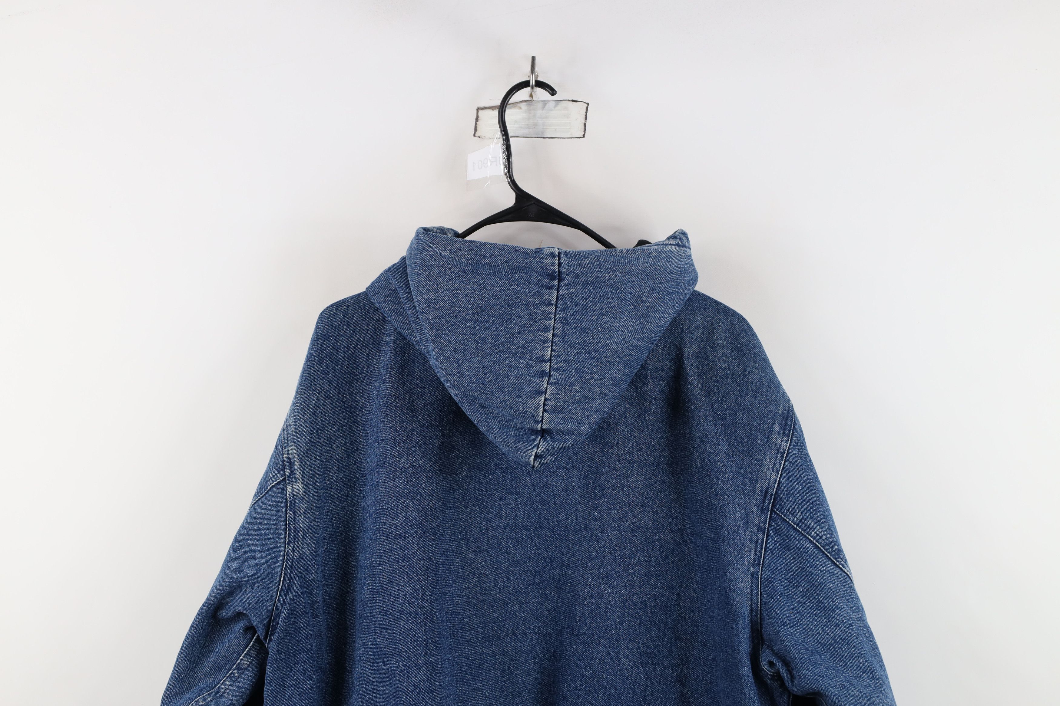 Vintage Deadstock Vintage 90s Produce Hooded Denim Jacket Blue Size US L / EU 52-54 / 3 - 14 Thumbnail