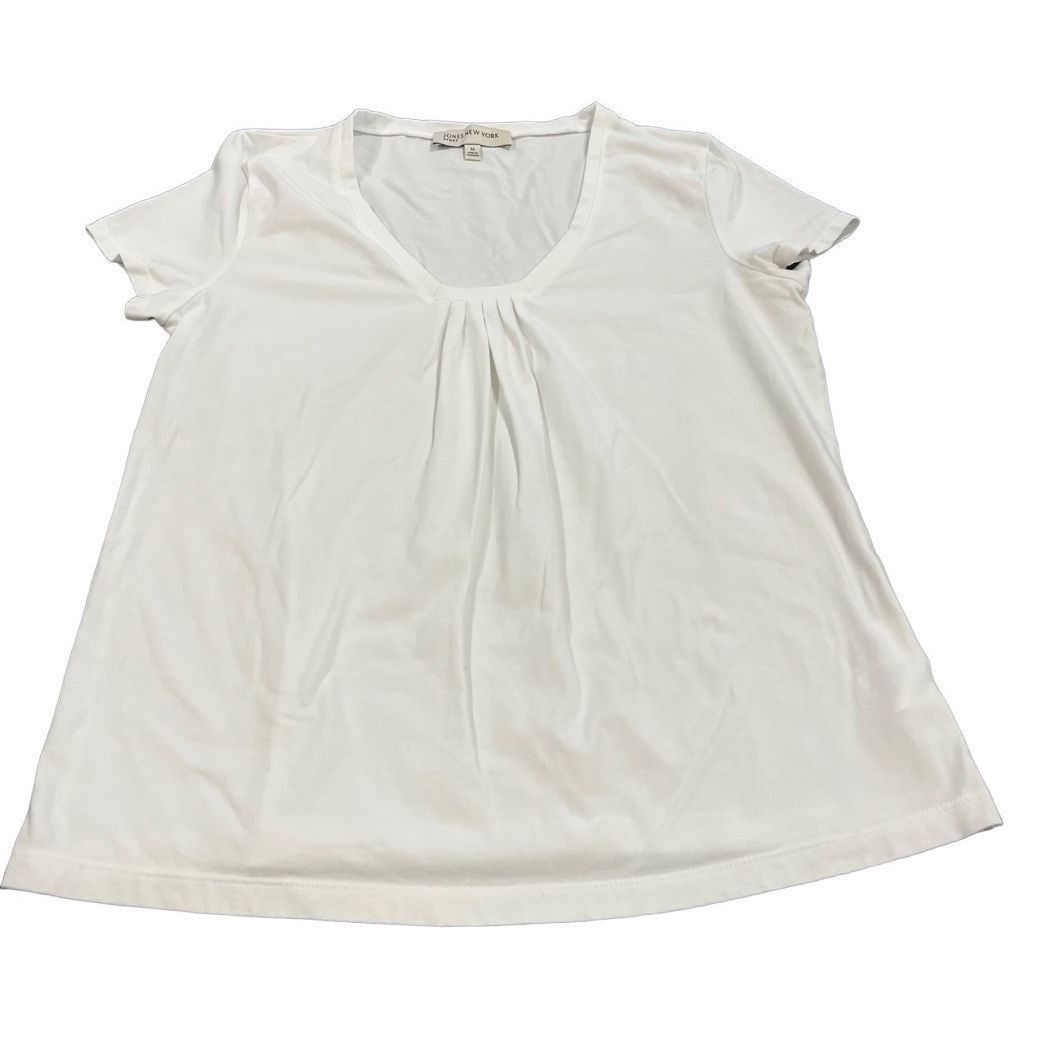 Jones New York Jones New York white tee Size M / US 6-8 / IT 42-44 - 3 Thumbnail