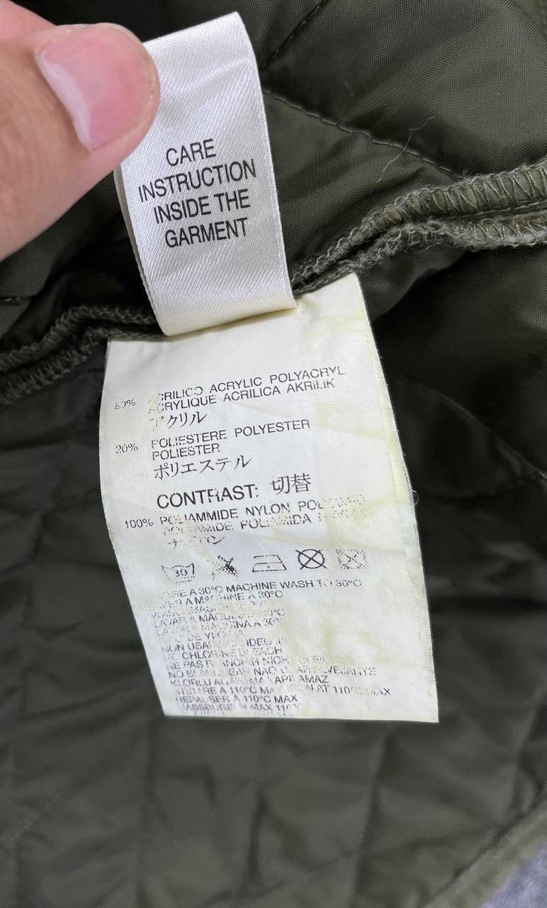 Vintage Diesel Hooded Fleece Quilted Jacket