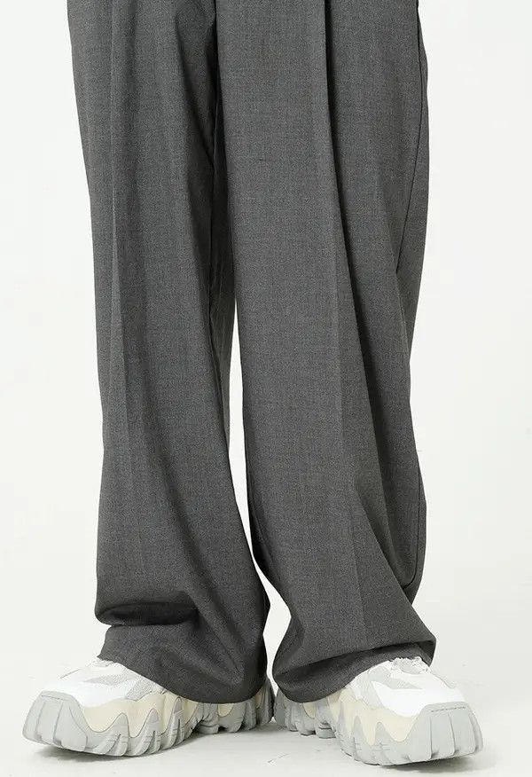 Designer Komura x Mari Casual wide-leg loose straight trousers Size US 32 / EU 48 - 5 Thumbnail