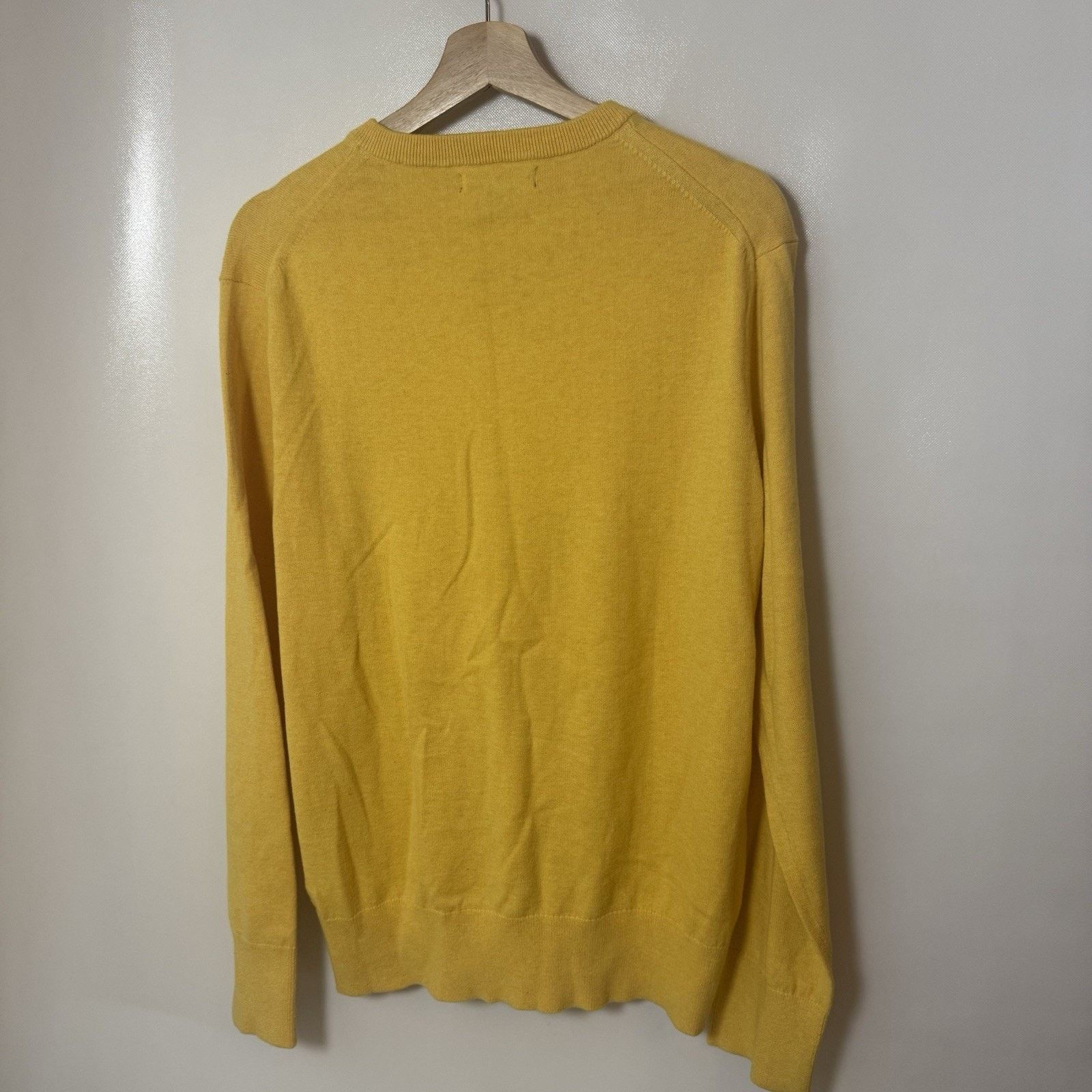 Banana Republic Banana Republic Yellow Sweater Cashmere Career Golf Preppy Size US M / EU 48-50 / 2 - 2 Thumbnail