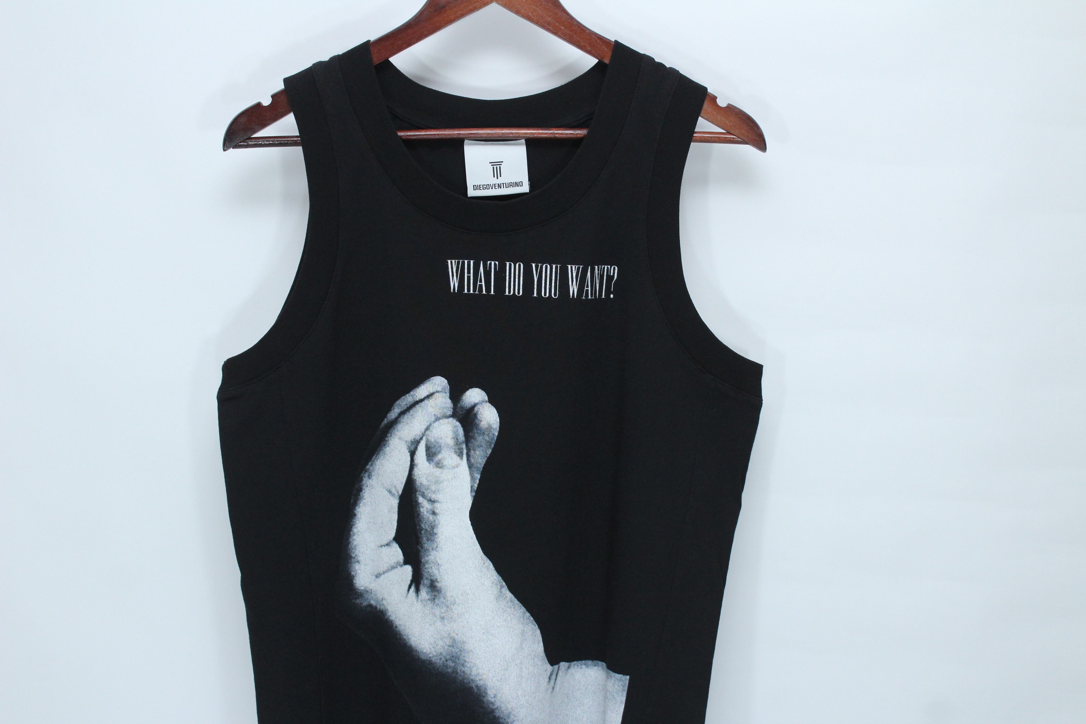 Vintage Diego Venturino What Do You Want? Italian Gesture Tank Top Size US XS / EU 42 / 0 - 2 Thumbnail