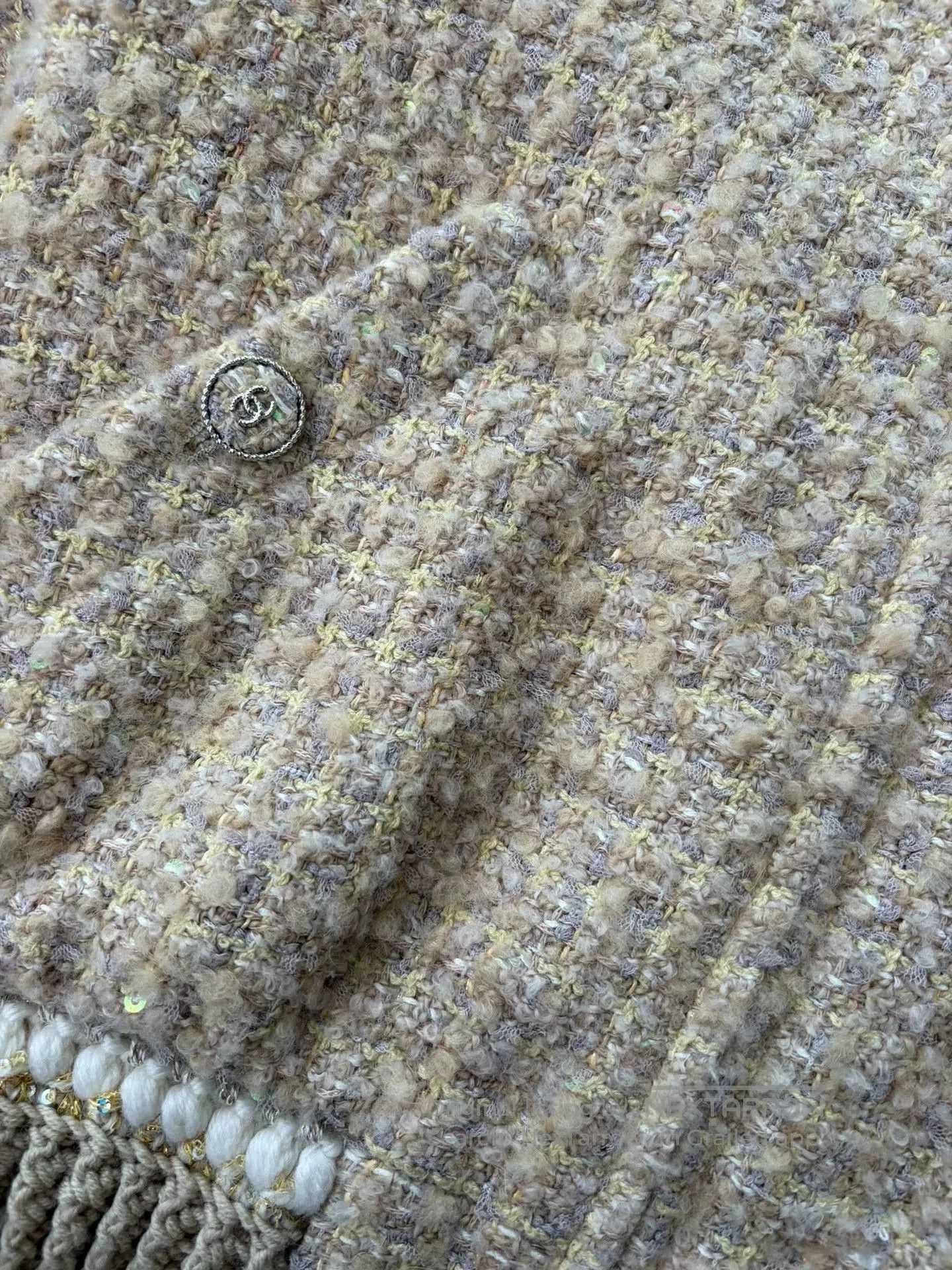 Chanel Chanel Pink Tweed Stand-Collar Jacket. Size US XS / EU 42 / 0 - 3 Thumbnail