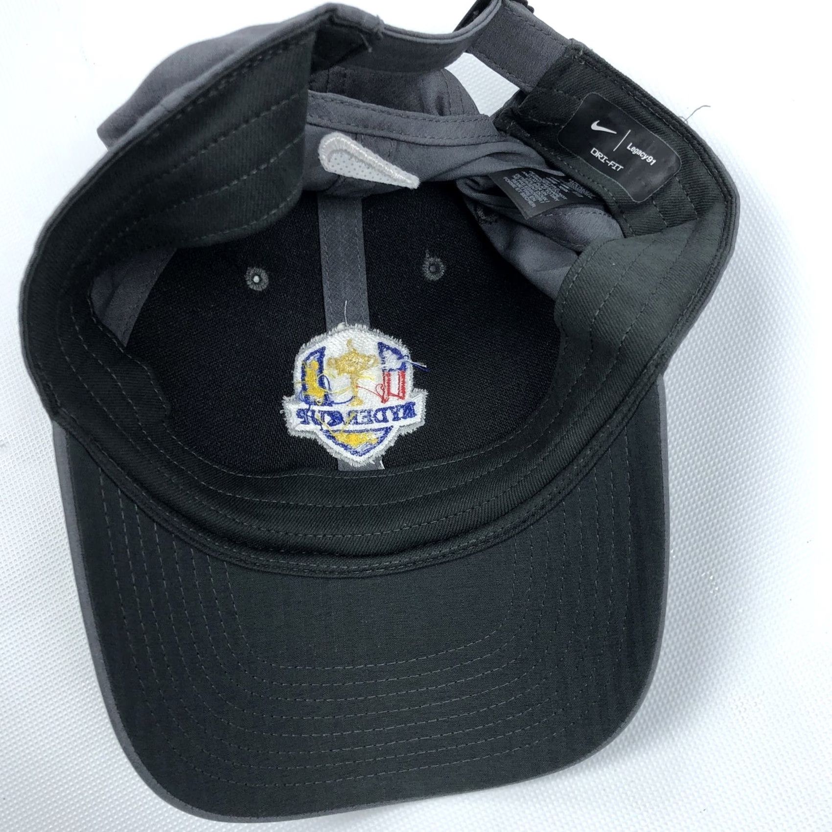 Nike Nike Legacy91 Ryder Cup 2020 Whistling Straits Golf Hat Cap Gray Dri-FIT Size ONE SIZE - 6 Thumbnail