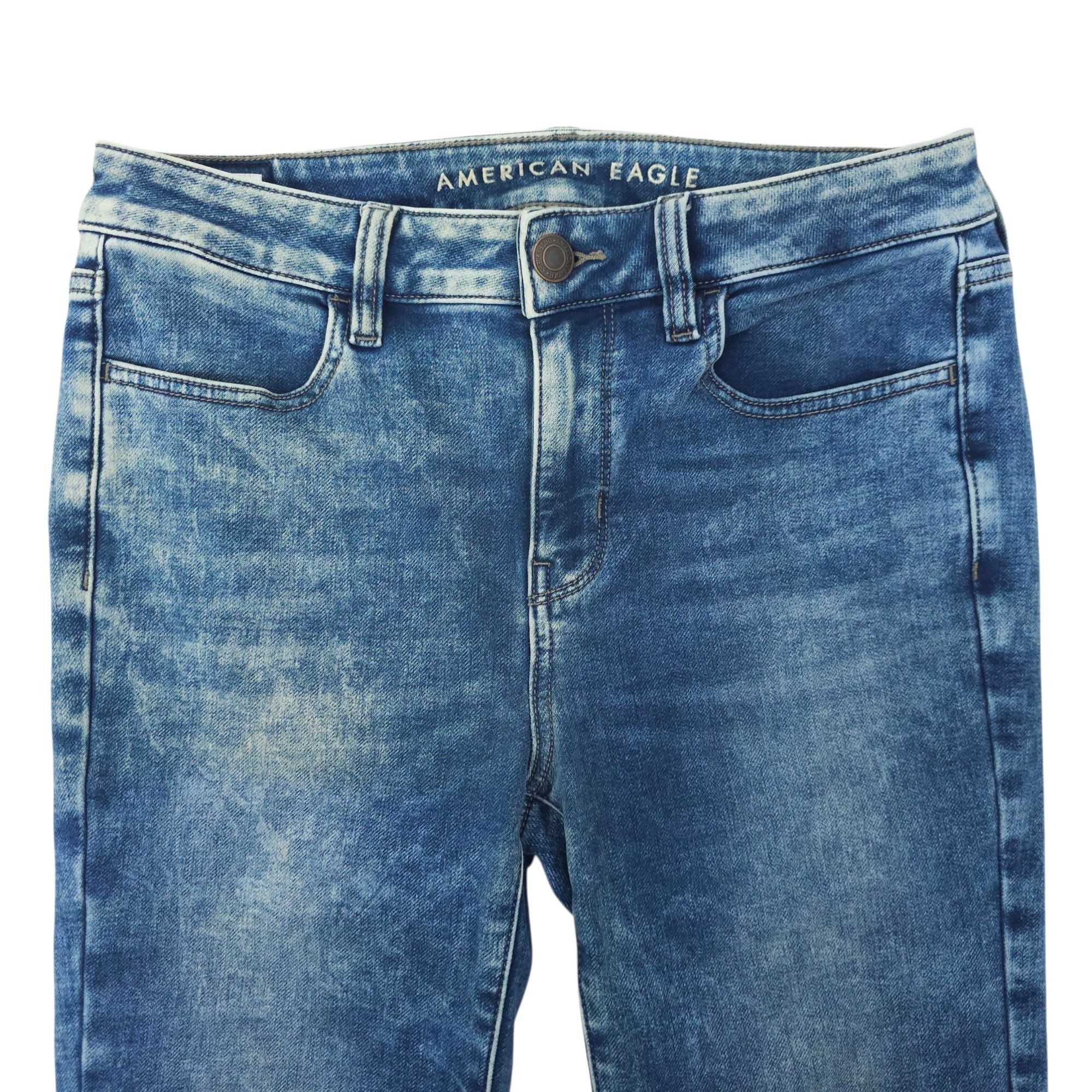 American Eagle Outfitters American Eagle Super Stretch Hi Rise Jegging Womens 8 Jeans Size 30" / US 8 / IT 44 - 9 Thumbnail