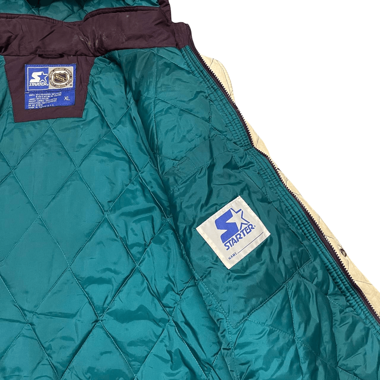 NHL Vintage Starter NHL The Mighty Ducks Jacket Size US XL / EU 56 / 4 - 13 Thumbnail