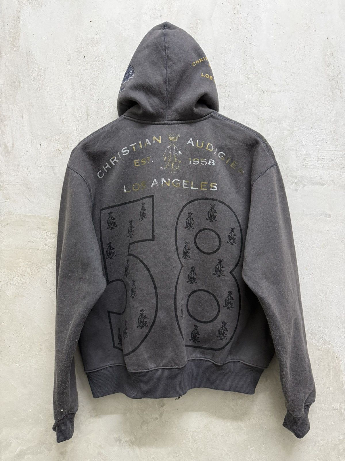 Christian Audigier 2000s Christian Audigier Zip Up y2k Hoodie Size US L / EU 52-54 / 3 - 3 Thumbnail