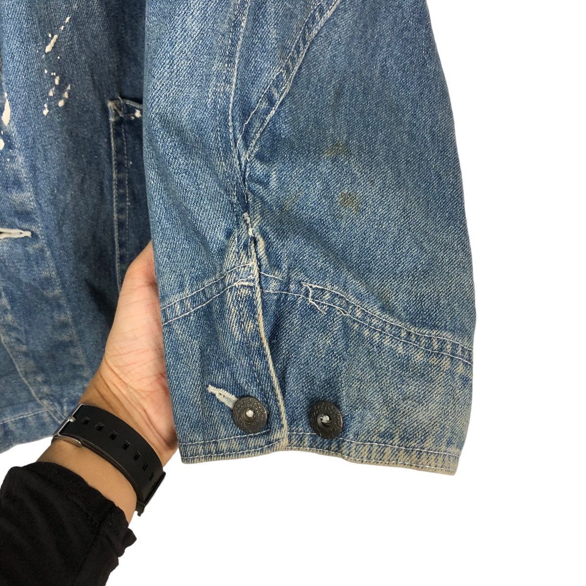 Hysteric Glamour Vintage Chore Jacket Painted Design Double Pocket Bsd ExcHG Size US M / EU 48-50 / 2 - 15 Thumbnail