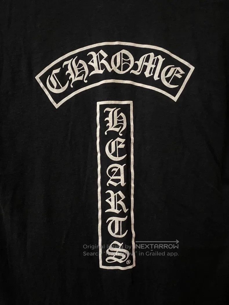 Chrome Hearts CHROME HEARTS Size M Deep V-neck black pocket horseshoe T-b Size US M / EU 48-50 / 2 - 4 Thumbnail