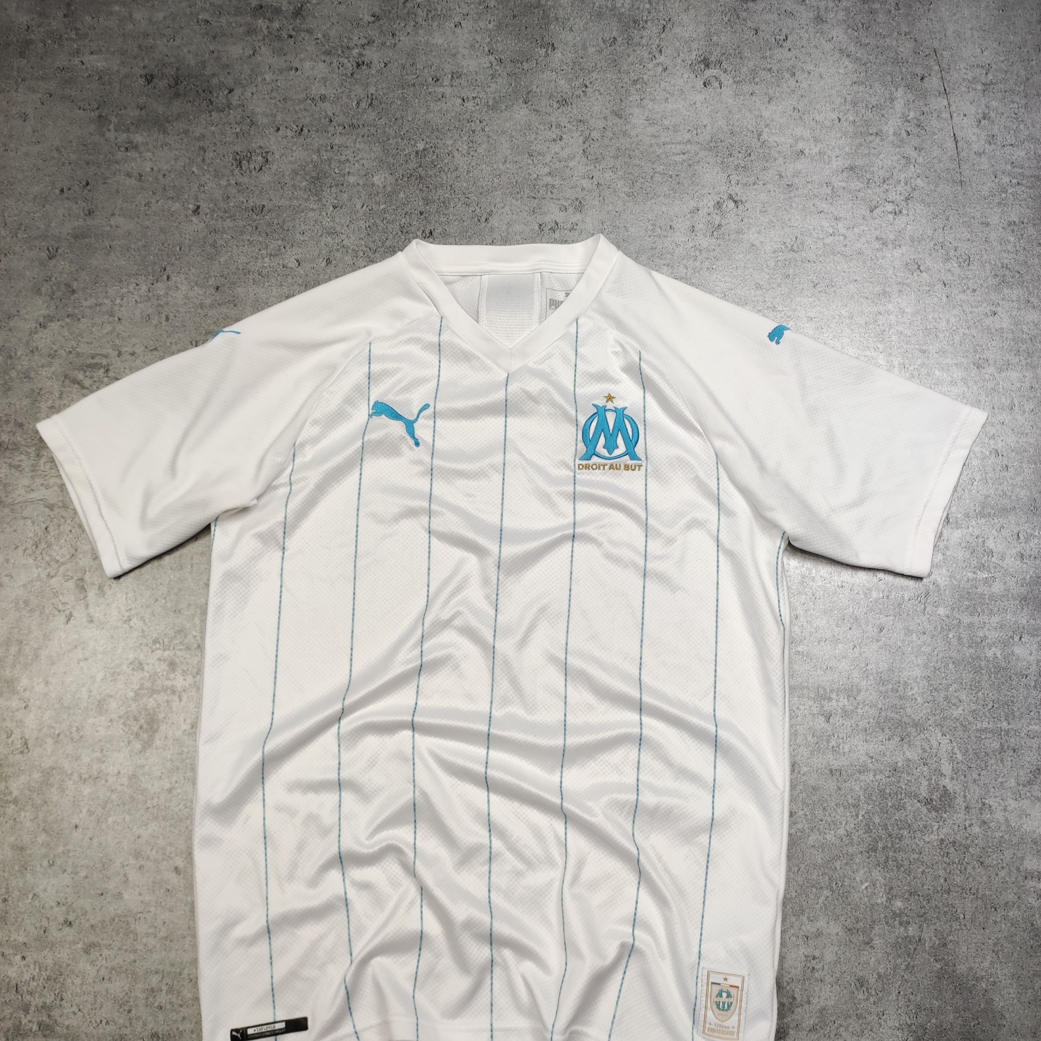 Puma RARE Olimpique Marsilie Puma Football 2019 Home Jersey Size US M / EU 48-50 / 2 - 2 Thumbnail