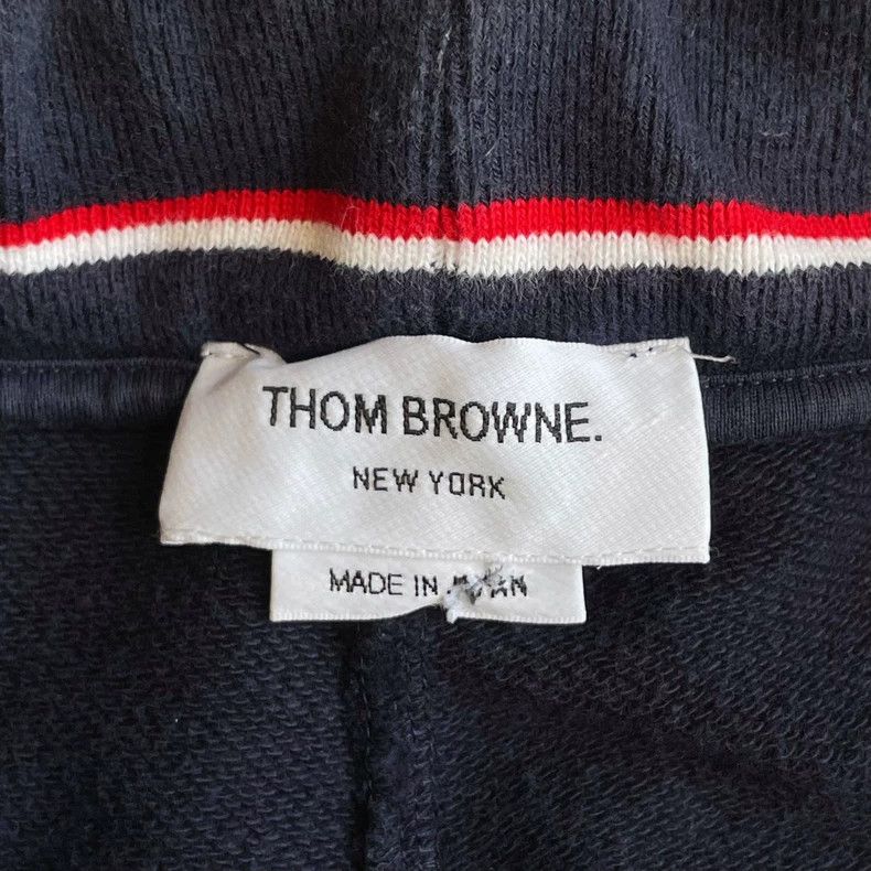 Thom Browne Thom Browne size 1 Dark blue cotton shorts Size US 39 - 5 Thumbnail