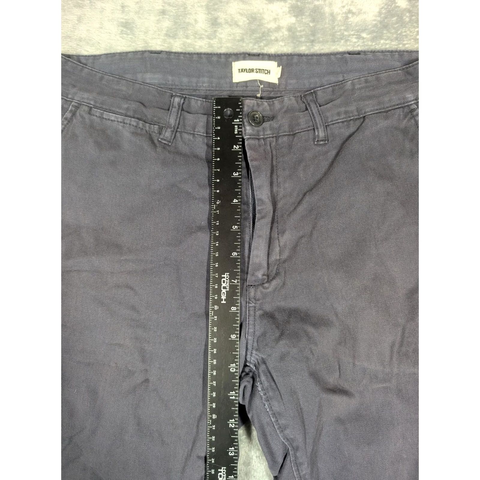 Taylor Stitch Taylor Stitch Foundation Pants Mens 32x32 Gray Slim Canvas Chino Tapered Casual Size US 32 / EU 48 - 3 Thumbnail